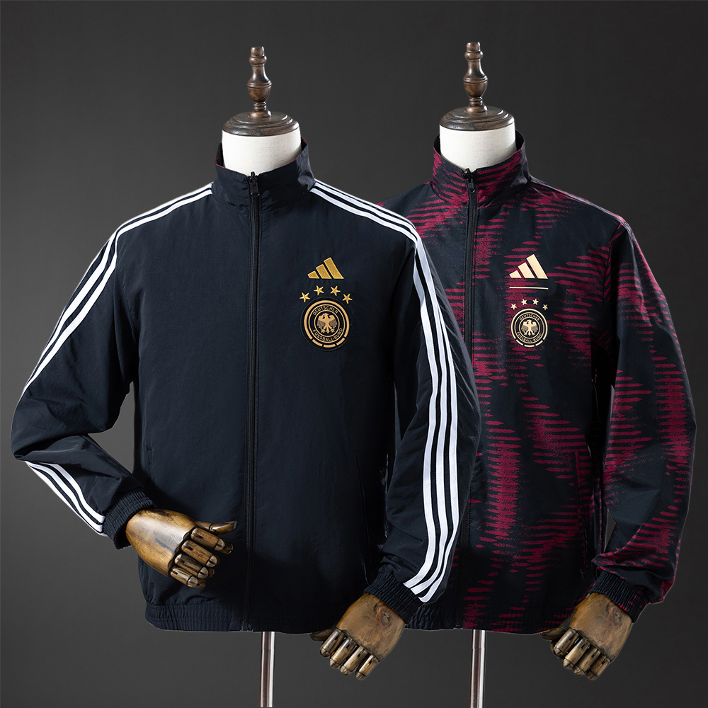 German Trench Coat Reversible Jacket Windbreaker