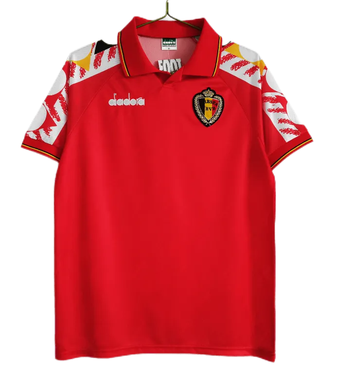 Belgium Nation Retro Jersey Home 1995