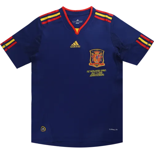 2010 Spain Nation Retro Jersey Away World Cup Final