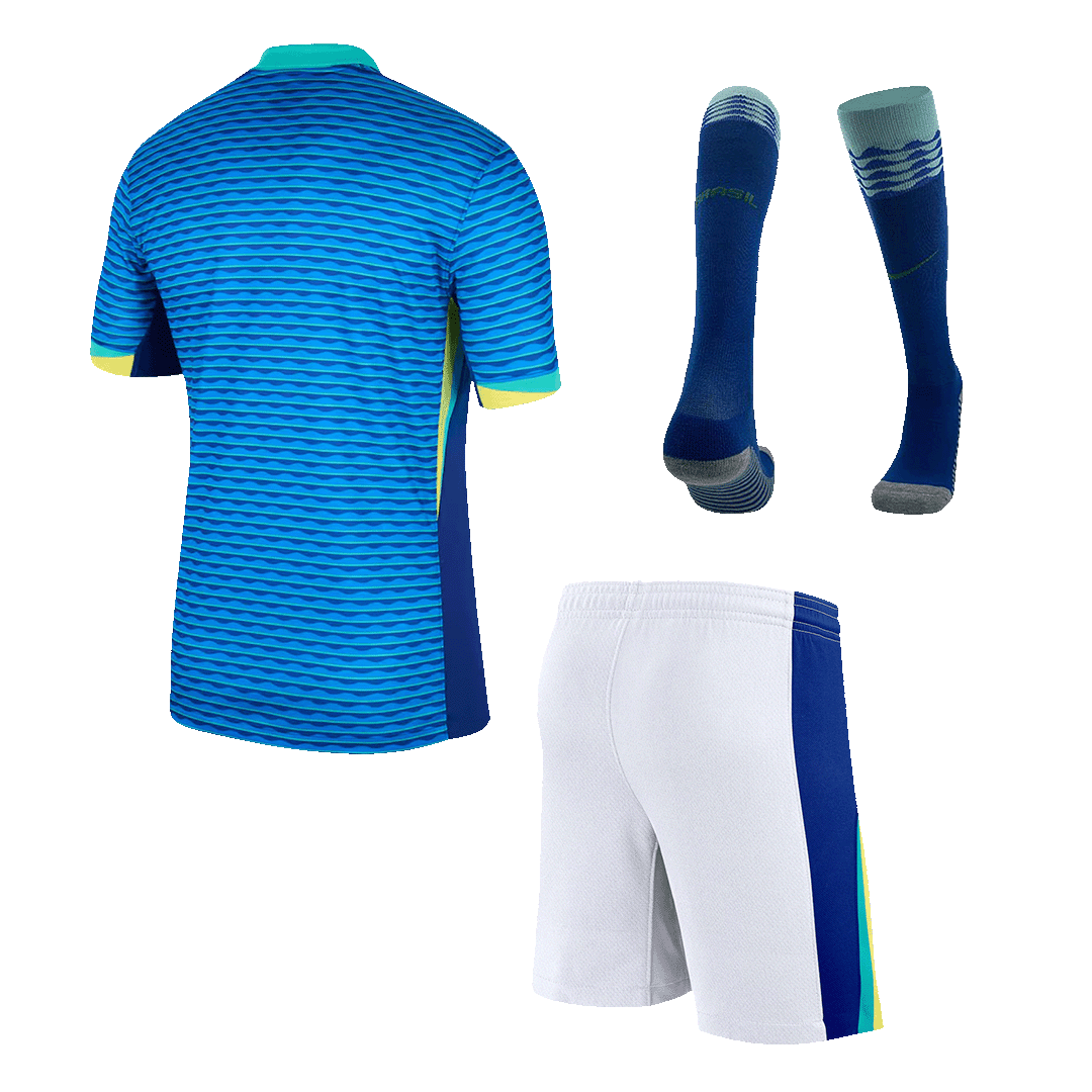 Brazil Away Custom Full Soccer Kits 2024