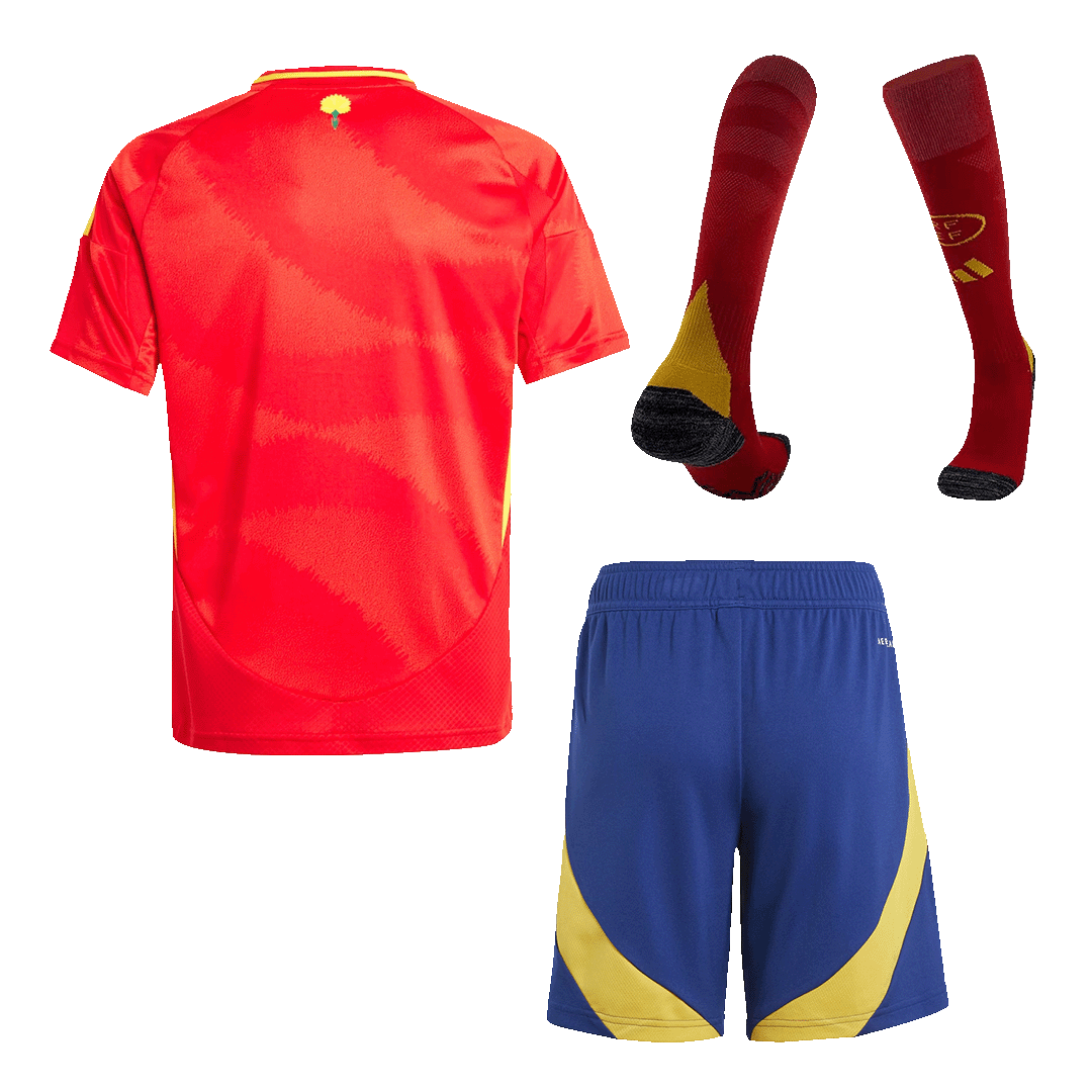 Kids Spain Custom Home Full Soccer Kits 2024