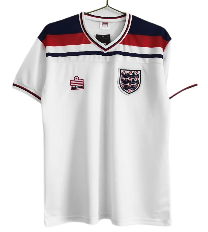 England  1982 Retro Soccer Jersey Home Replica