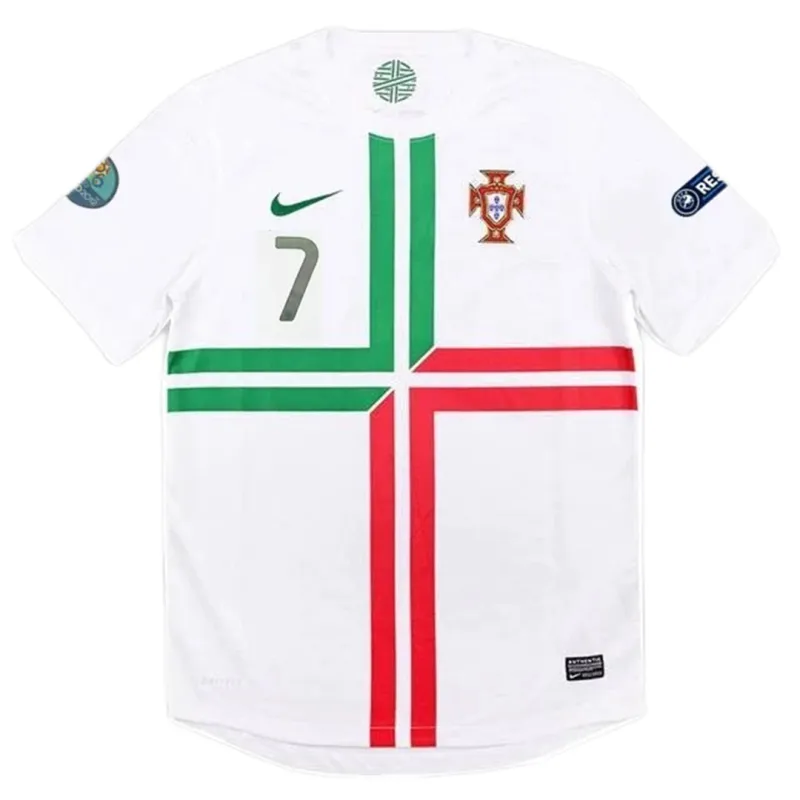 Portugal Euro Cup 2012 Cristiano Ronaldo #7 Retro Jersey Away