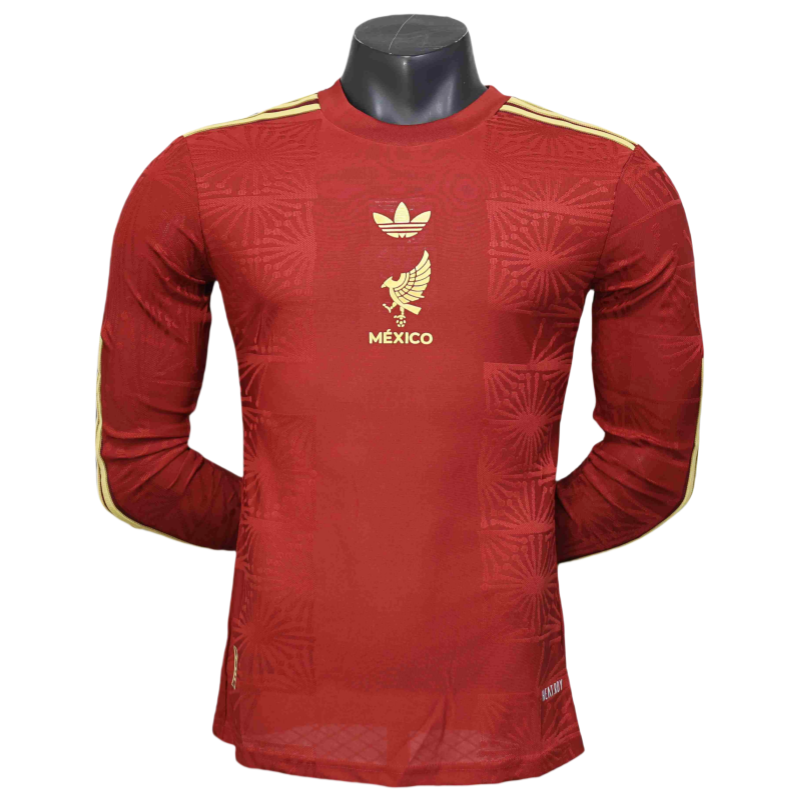 Adidas Men Mexico Special Edition Shirt Football Jersey Long Sleeve Player Version 25-26