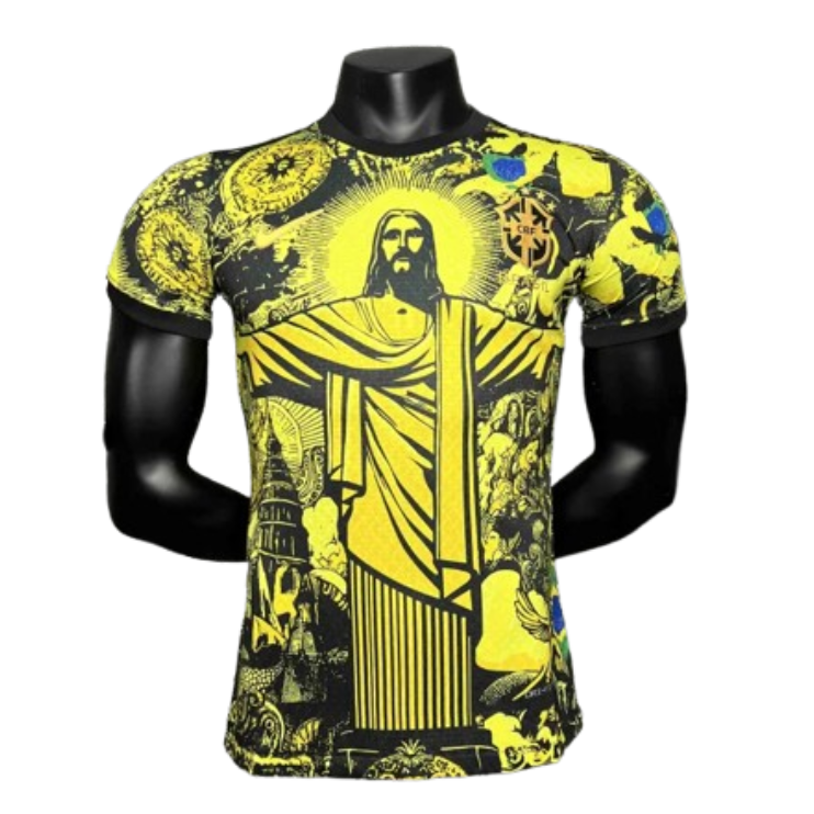 2024 Brazil Christ the Redeemer Special Kit Player Version Shirt Football