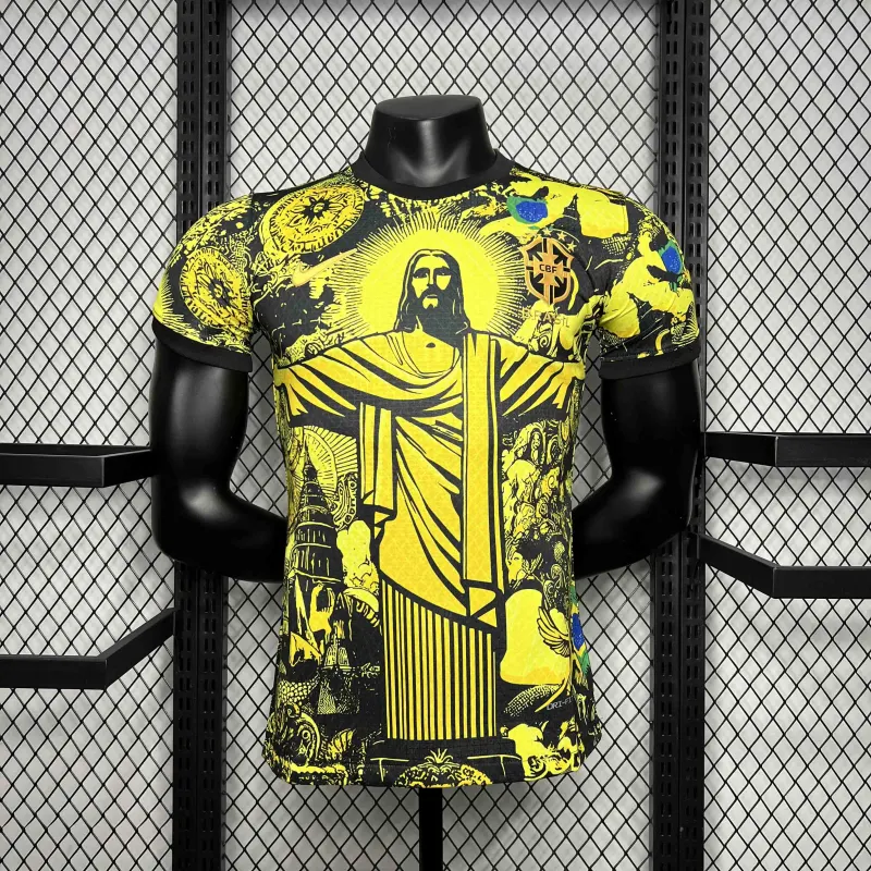 2024 Brazil Christ the Redeemer Special Kit Player Version Shirt Football