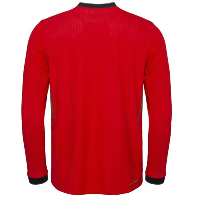 2024  Portugal Nation Home Long Sleeve Jersey Euro