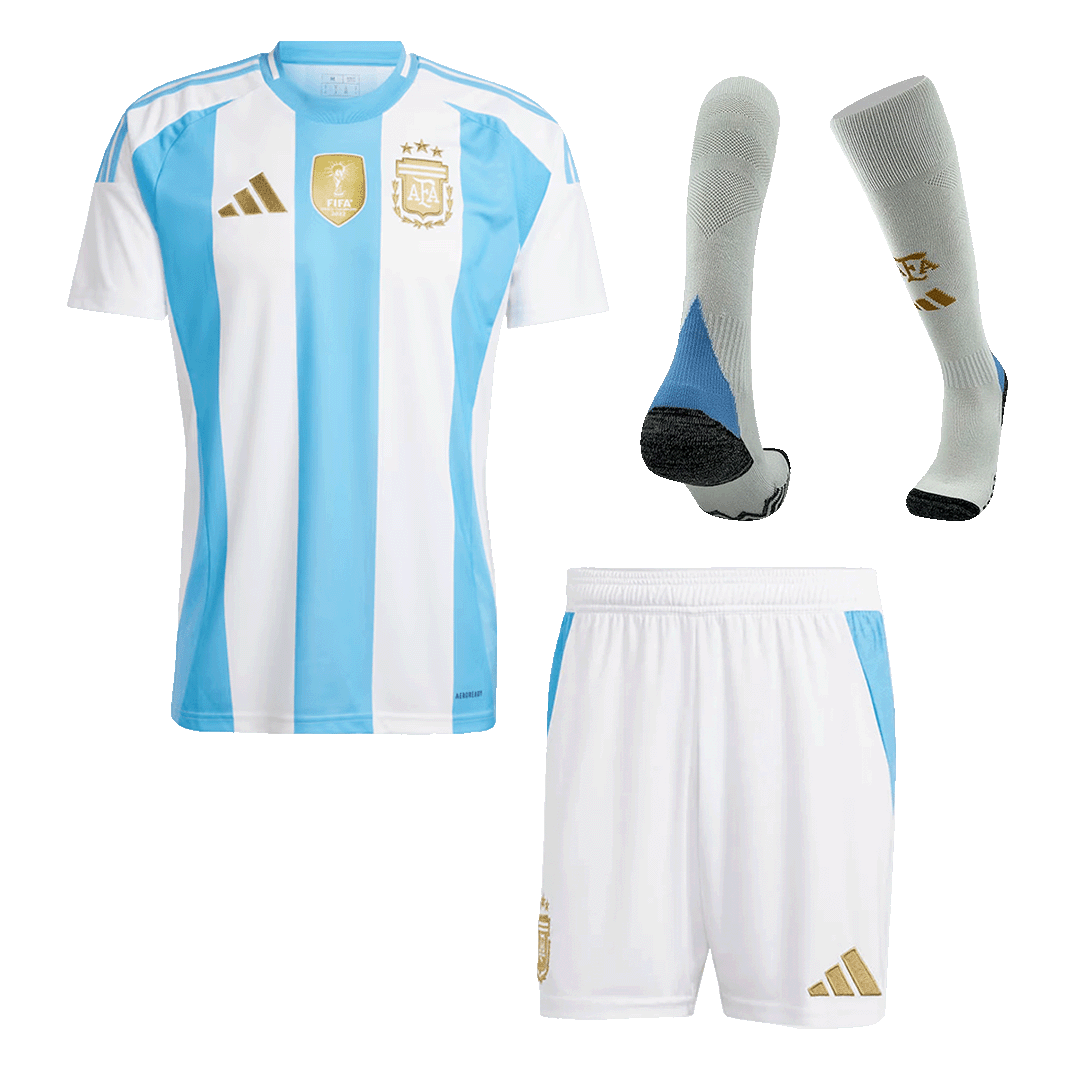 Argentina Home Custom Full Soccer Kit 2024