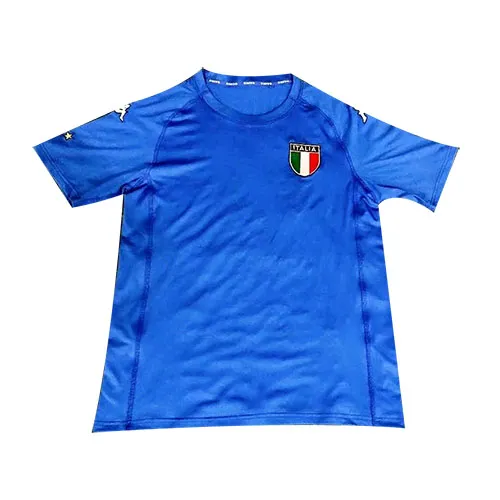 Italy World Cup 2002 Retro Jersey Home