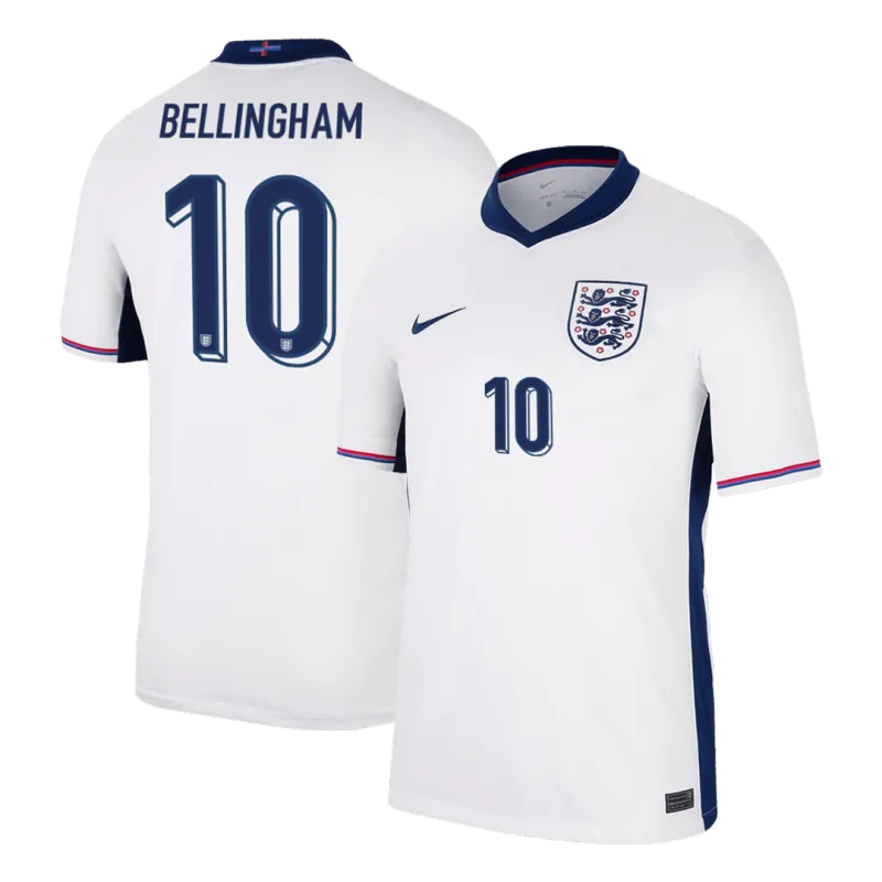 2024 EURO Nation England Home Jersey RICE #4 KANE #9 BELLINGHAM #10 FODEN #11
