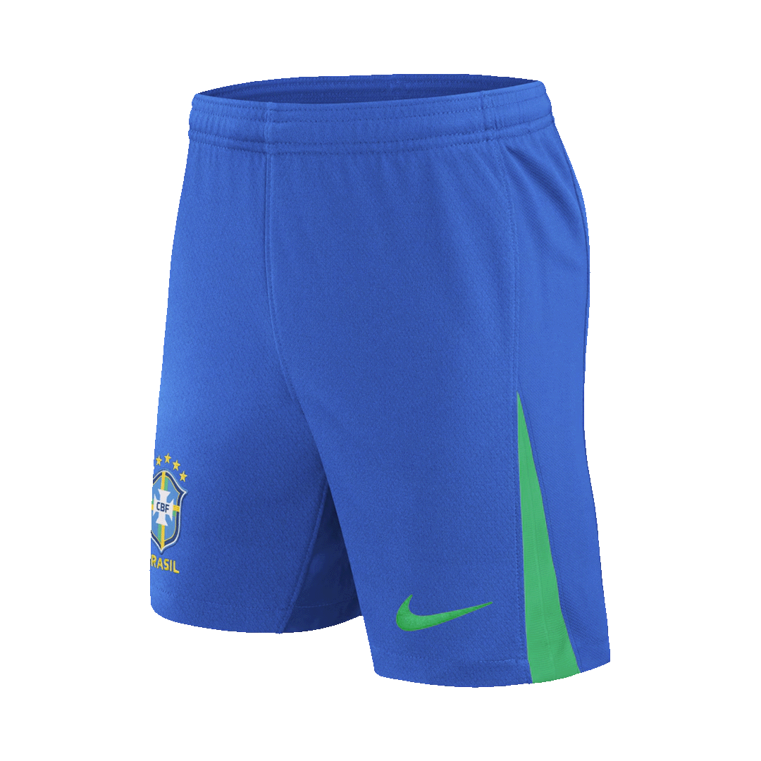 Brazil Soccer Shorts Custom Home 2024