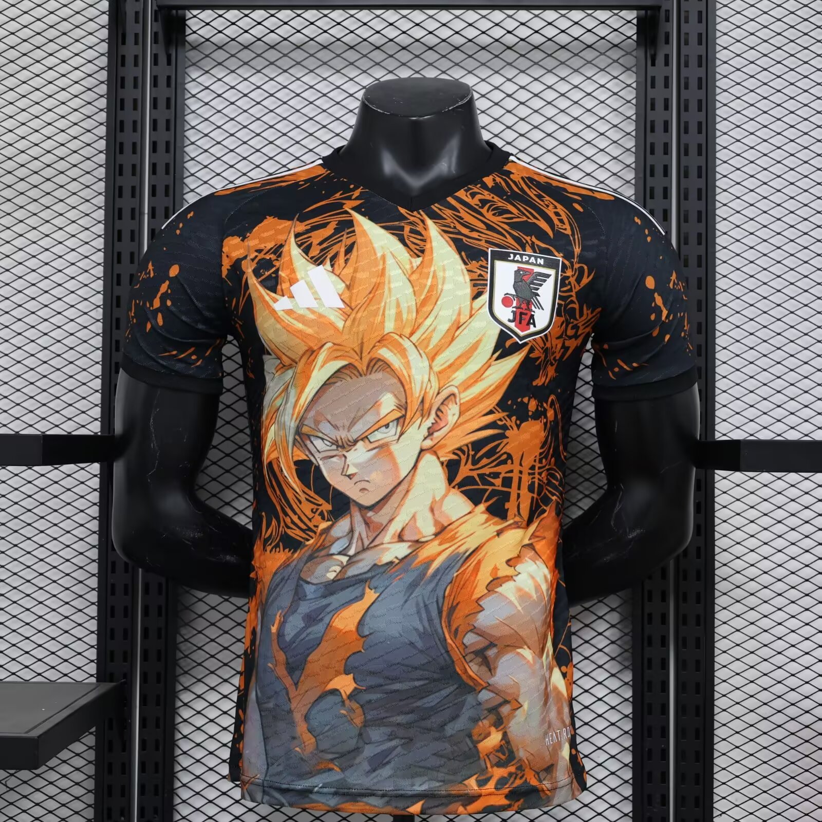 2024 Japan National Dragon Ball Super Saiyan Player Edition Football Jersey