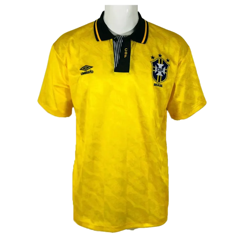 Brazil 1991/93 Retro Jersey Home