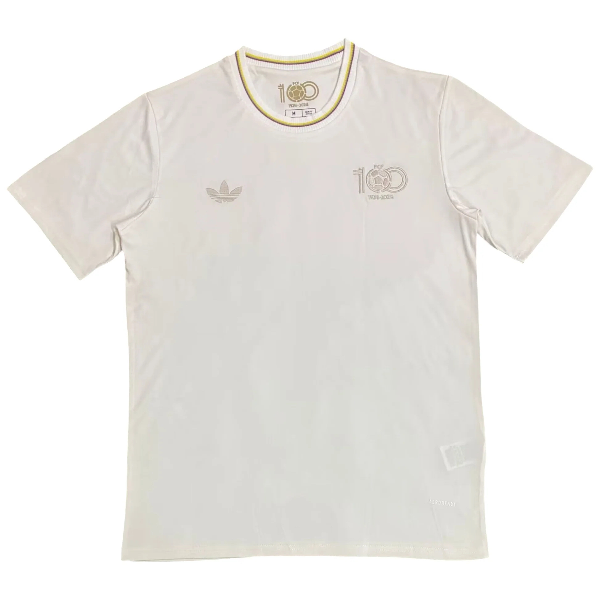 Colombia 2024 Nation 100th White Anniversary Collection Jersey White