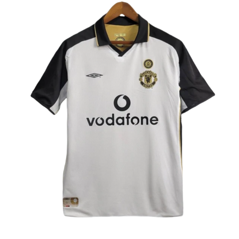 Retro Manchester United Centenary Season Reversible Football Shirt 2001/2002