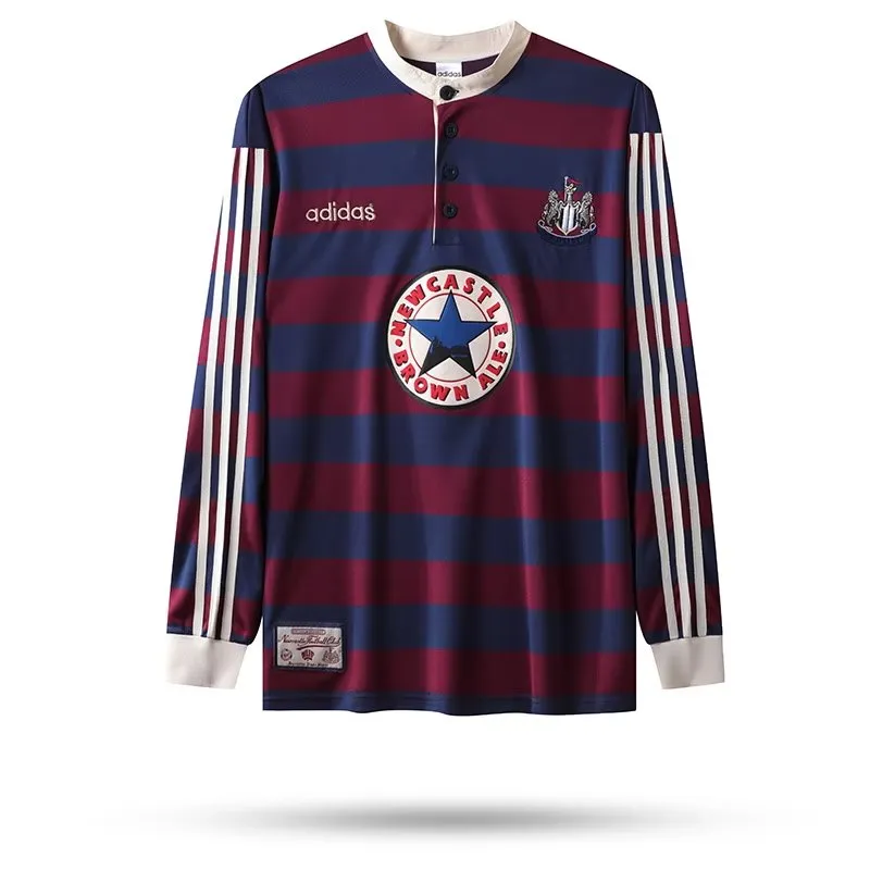 Newcastle United Retro Jersey Long Sleeve Away 1995-96