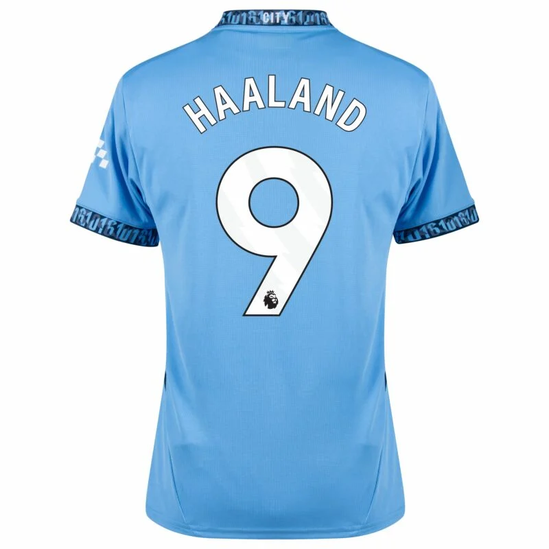 Manchester City Home Haaland 9 Shirt 2024-2025 Player version Size：S-XXL