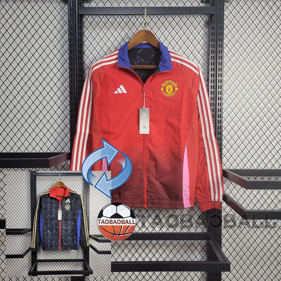 2024/2025 Manchester United Reversible Windbreaker Football Shirt