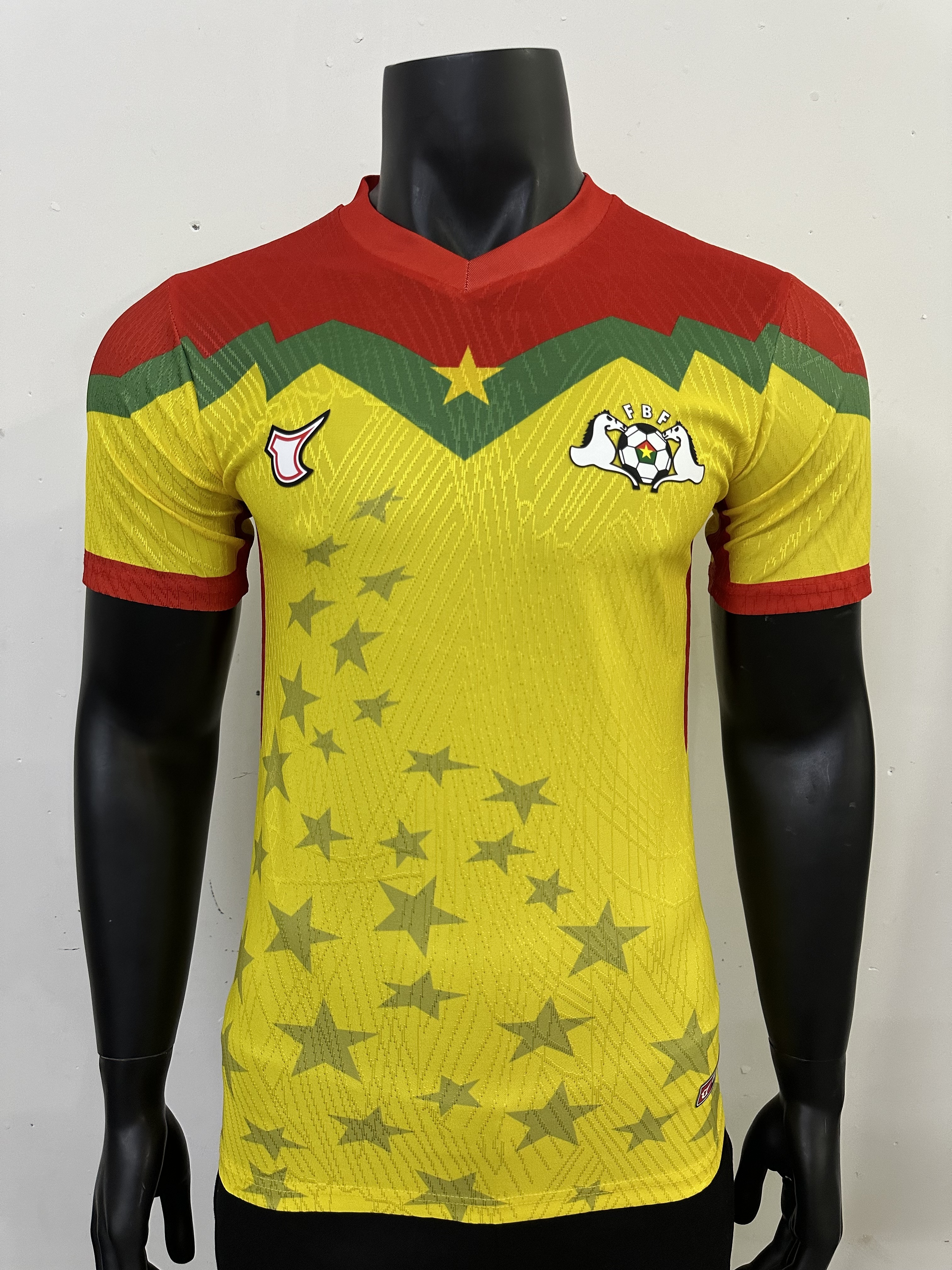 Burkina Faso 2025 Second Away Yellow Player Jersey
