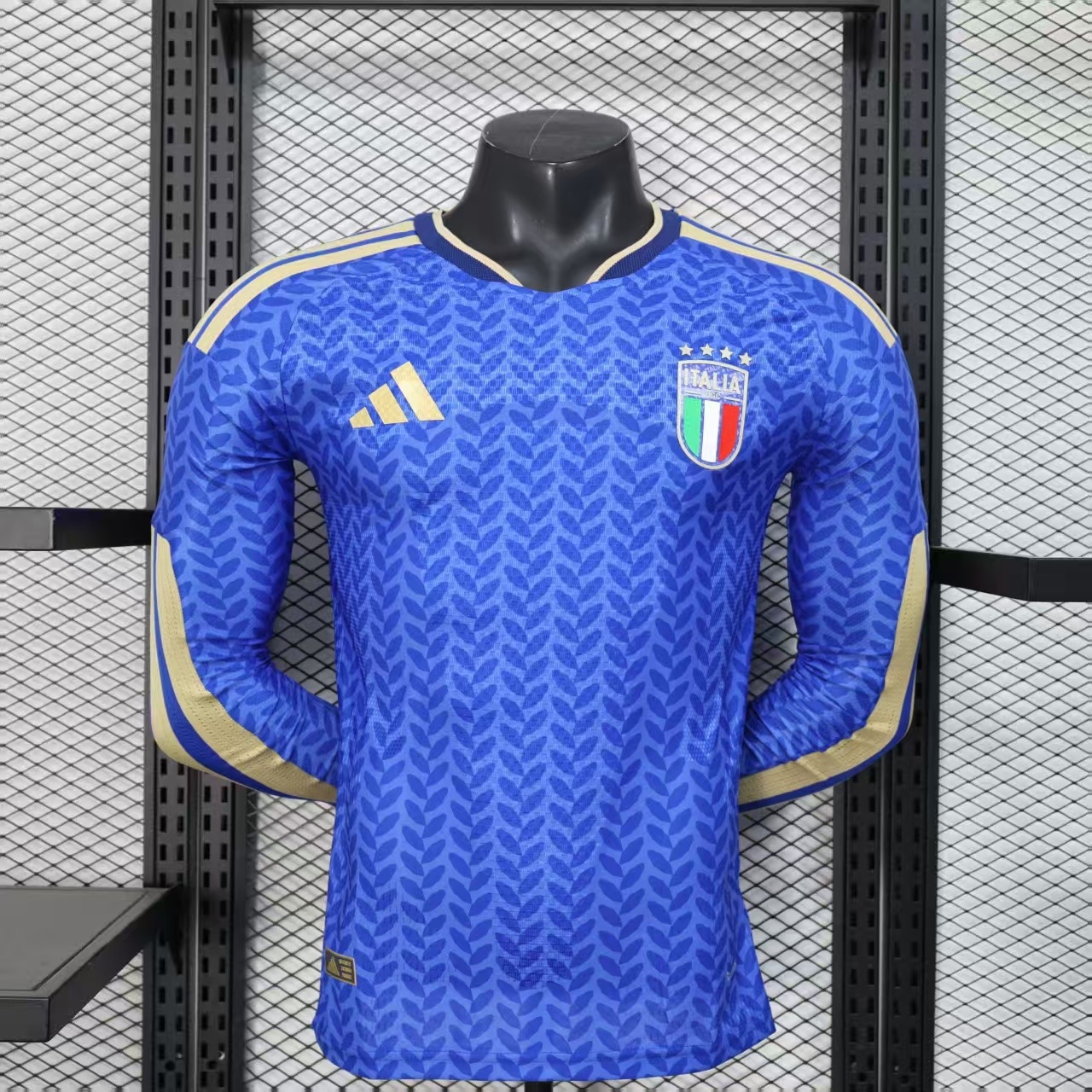 Italy 2026 World Cup Home Player Long Sleeve Men Jersey