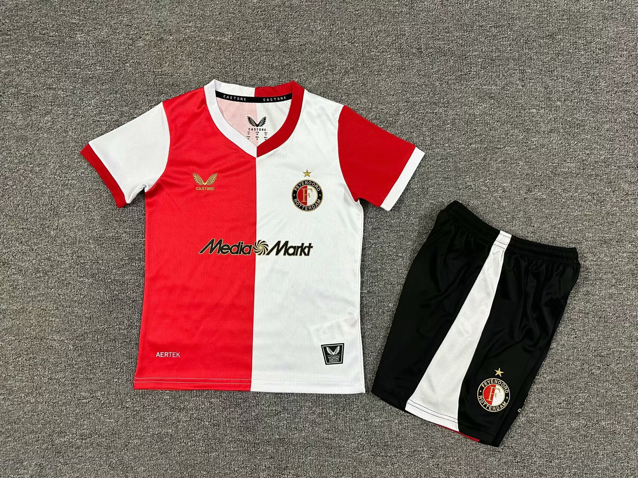 Feyenoord Rotterdam 25-26 Home Kids Kit Jersey
