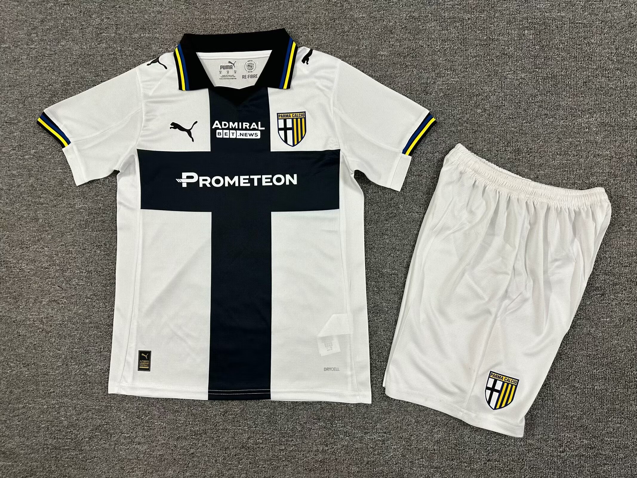 Parma 25-26 Home Kids Kit Jersey