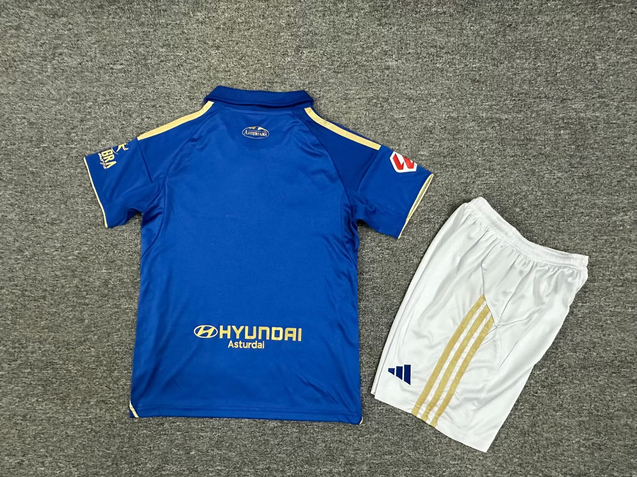 Real Oviedo 25-26 Home Kids Kit Jersey