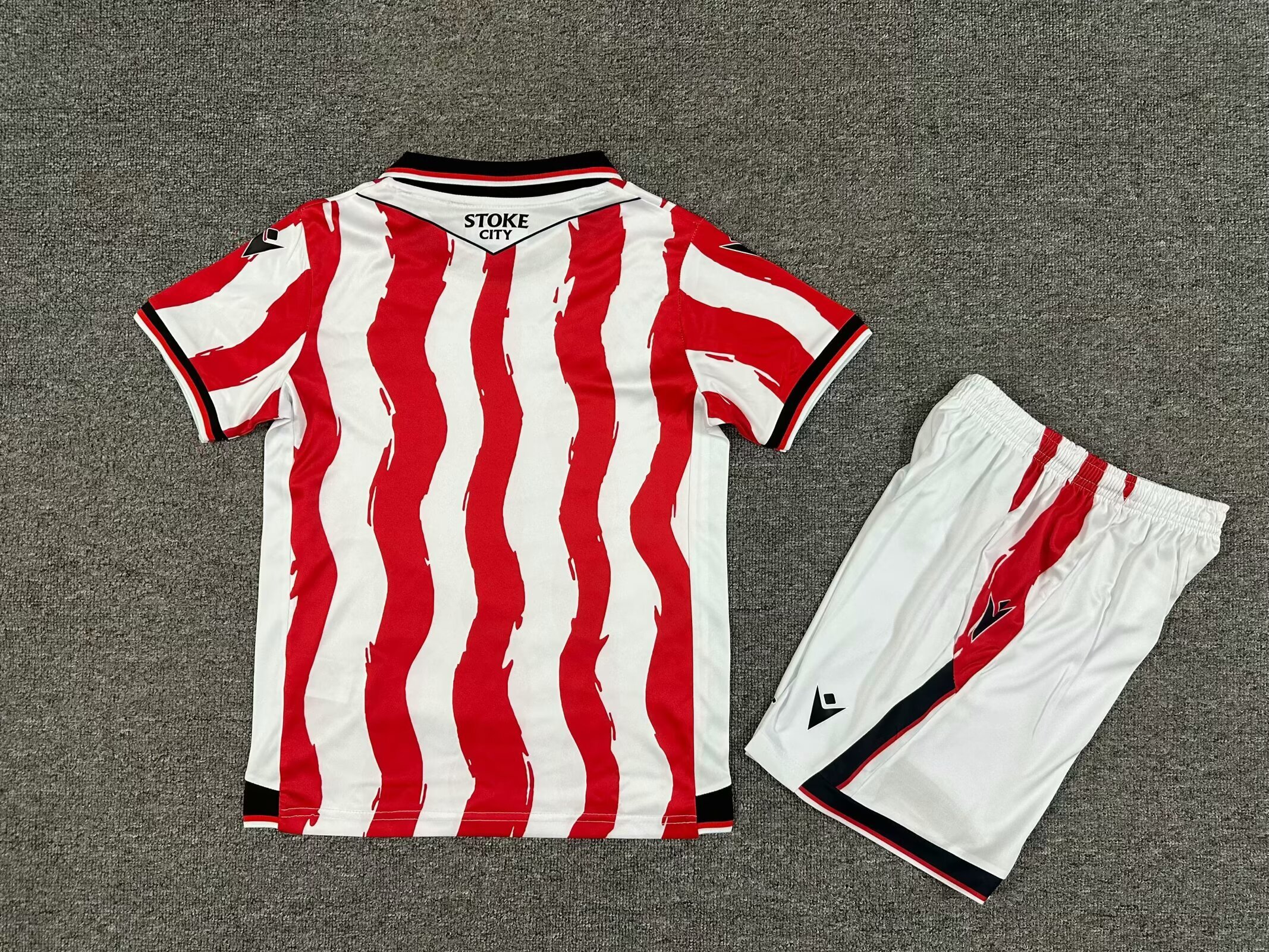 Stoke City 25-26 Home Kids Kit Jersey