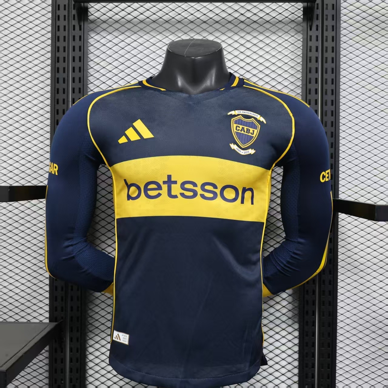Boca 25-26 Home Long sleeves Player Men Jersey