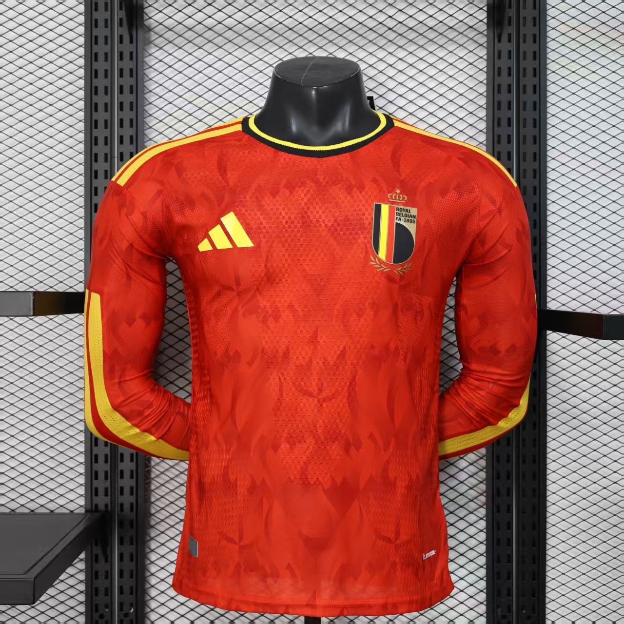 Belgium 2026 World Cup Home Long sleeves Player Men Jersey