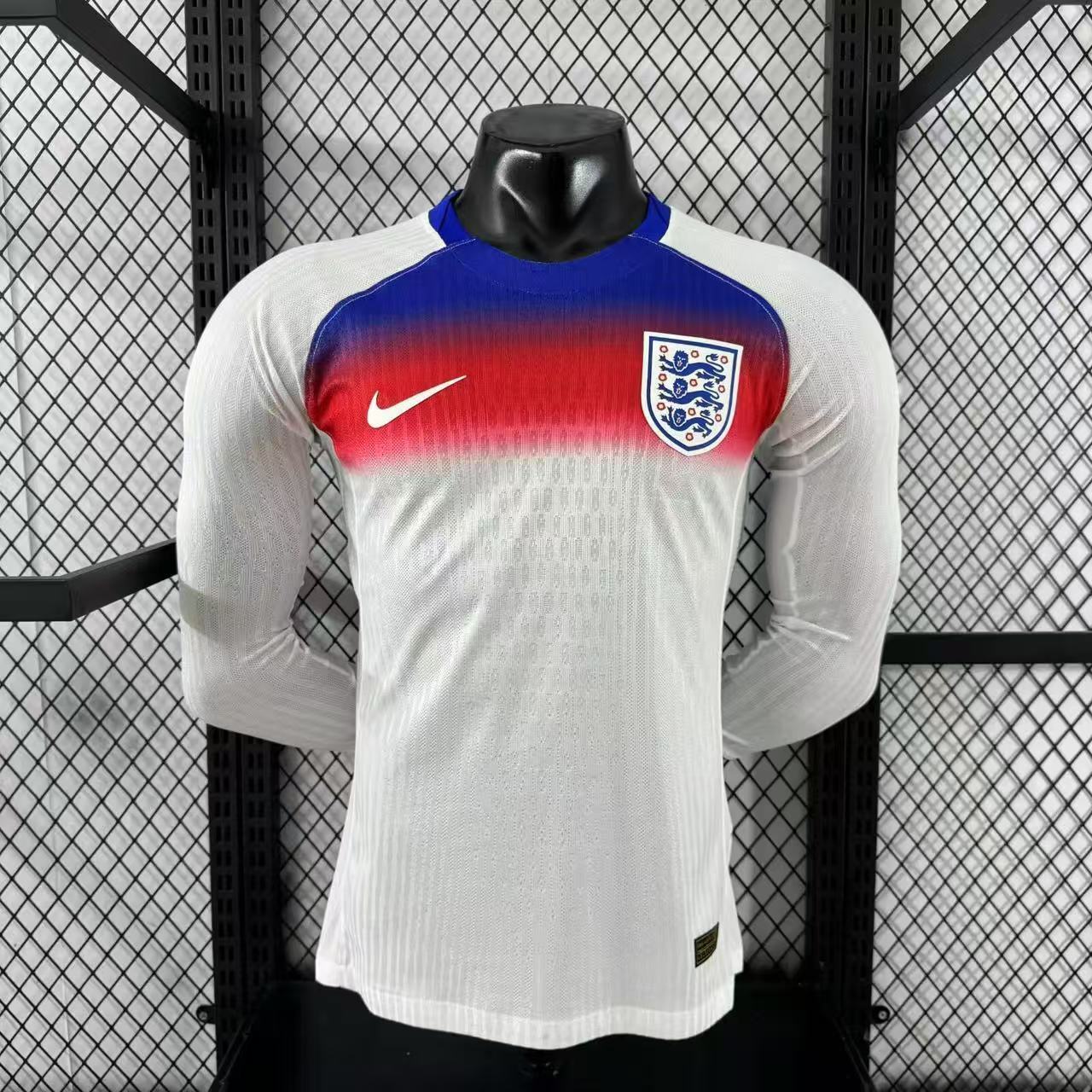 England 25-26 Home Long sleeves Player Men Jersey