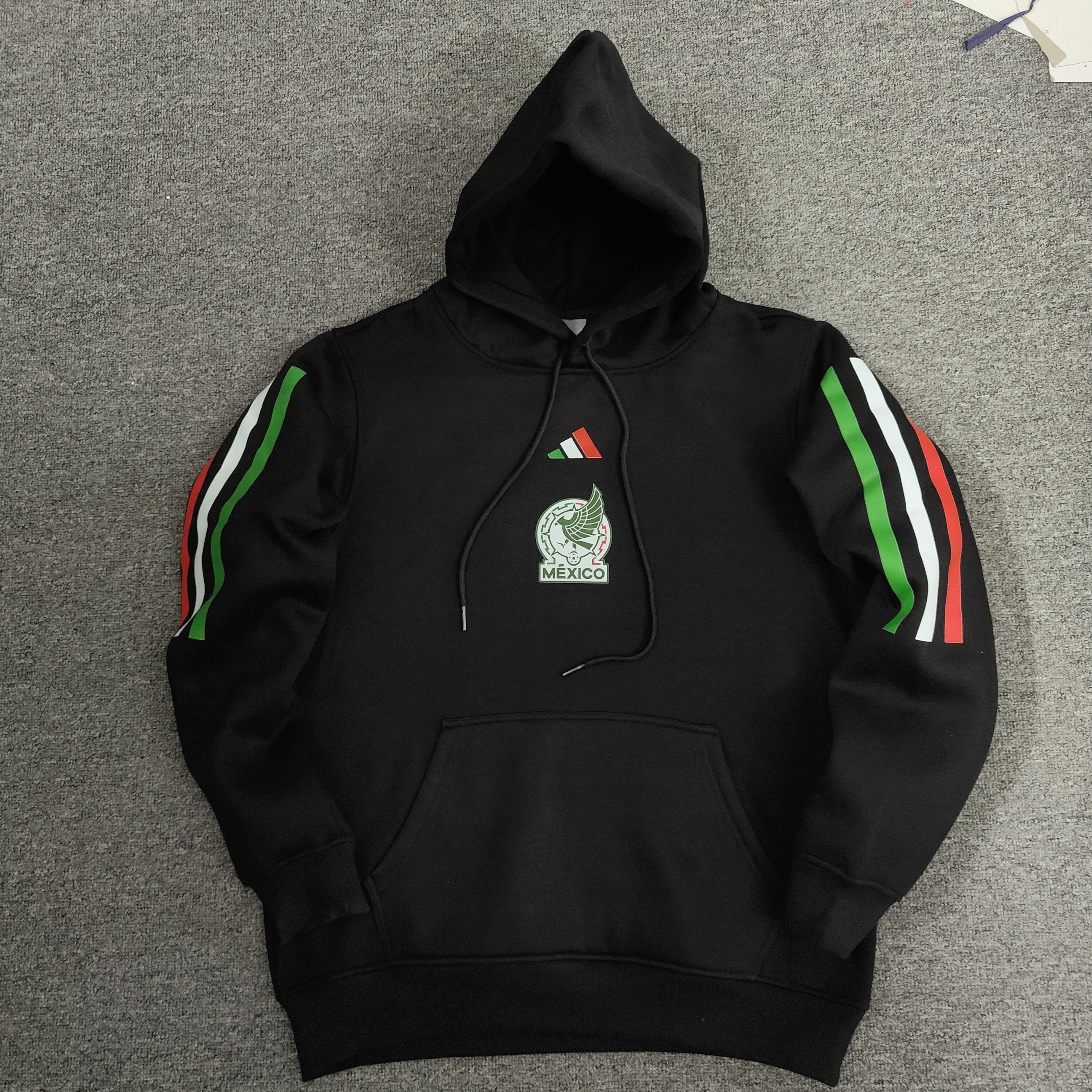 Mexico Football Fleece Lined Hoodie （Multiple colors）