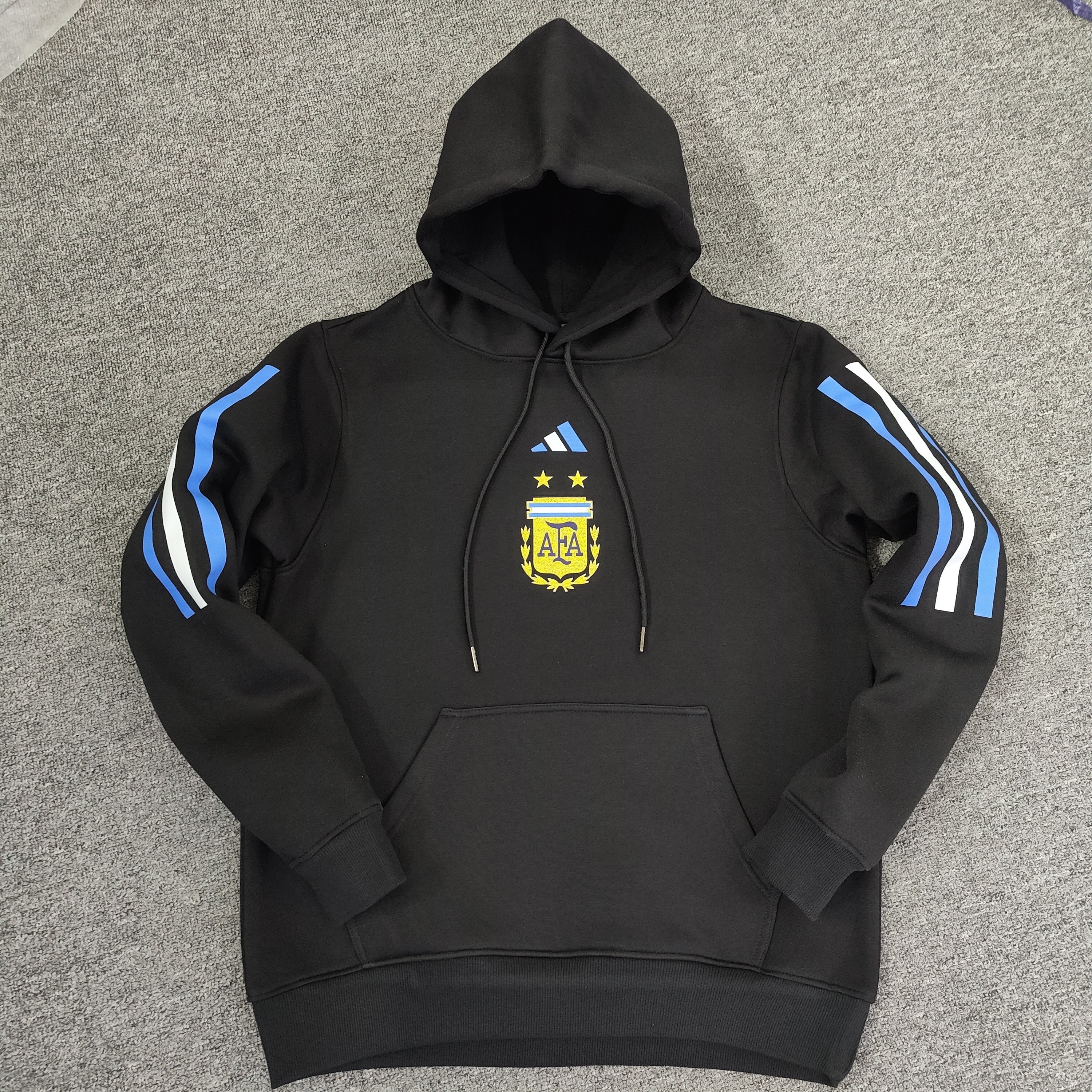 Argentina Football Fleece Lined Hoodie （Multiple colors）