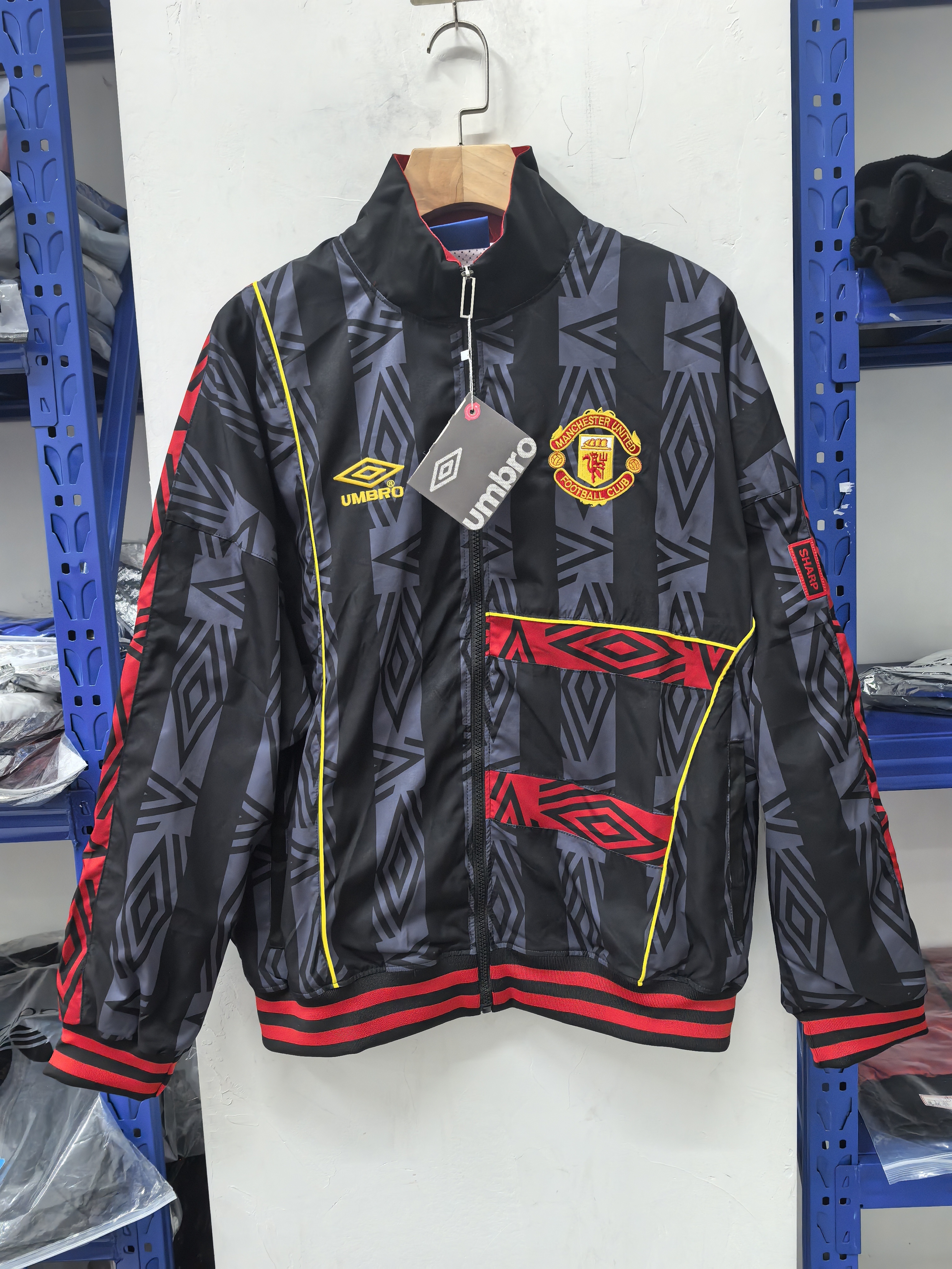 Manchester United Retro Thick Windbreaker93-95