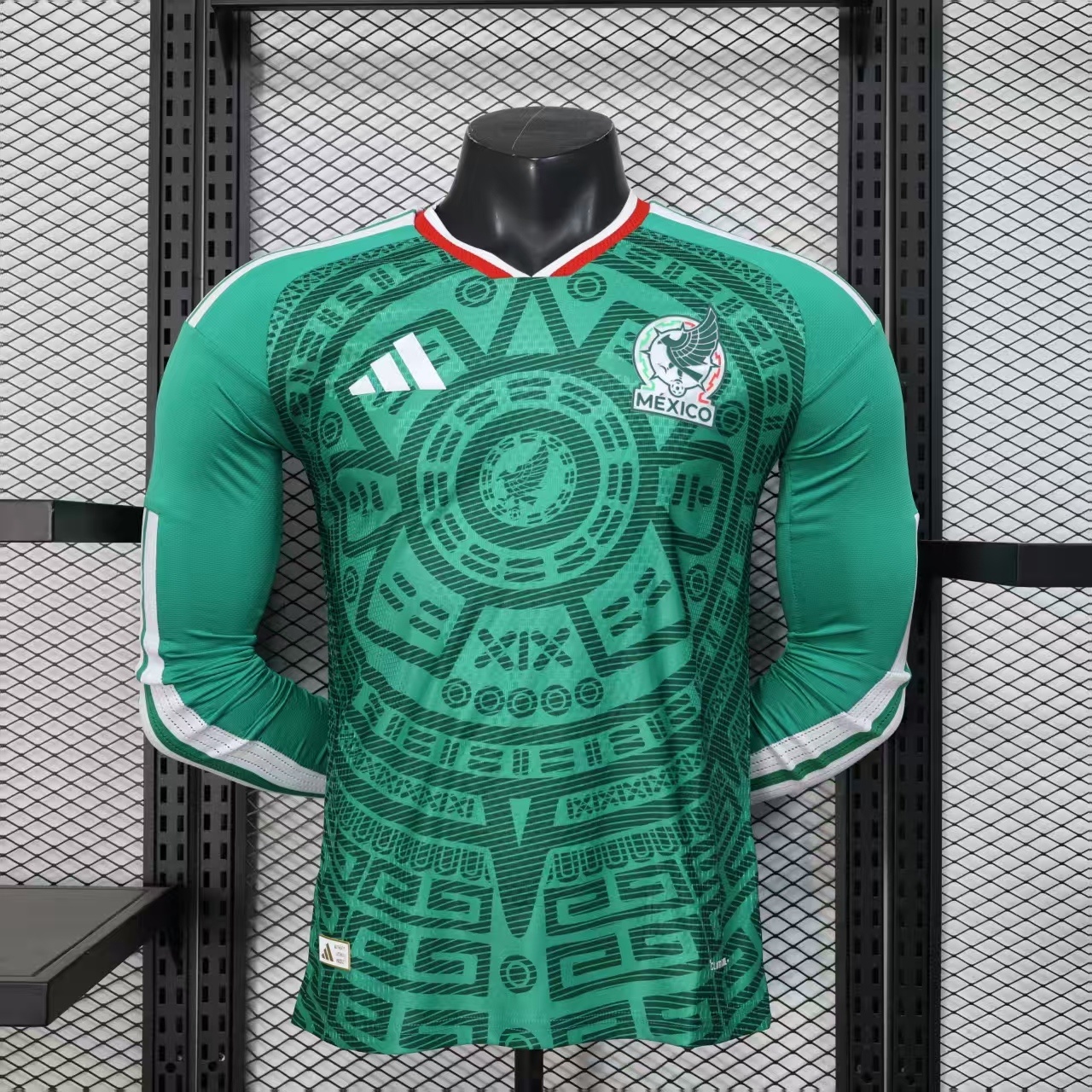 Mexico 2026 World Cup Home Player Long Sleeve Men Jersey