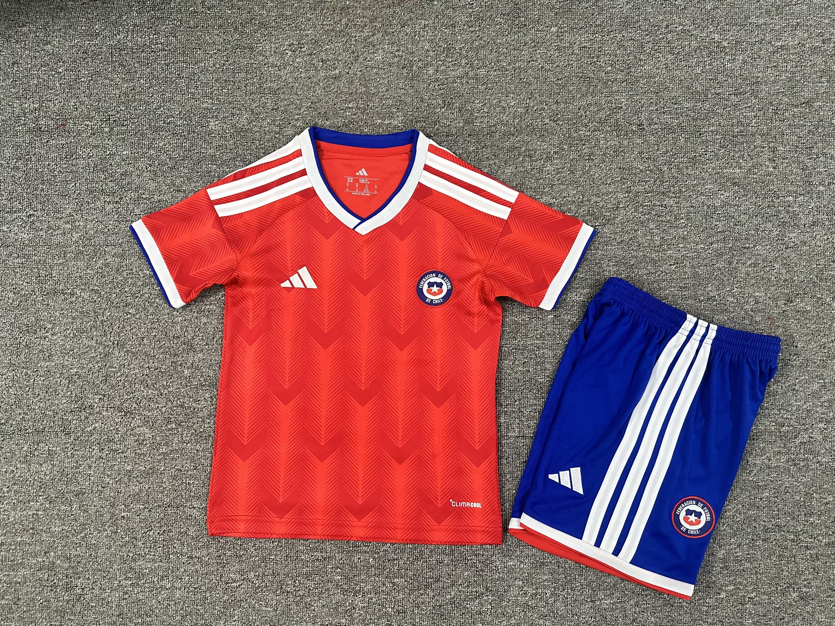 Chile 2026 World Cup Home Kids Kits Jersey
