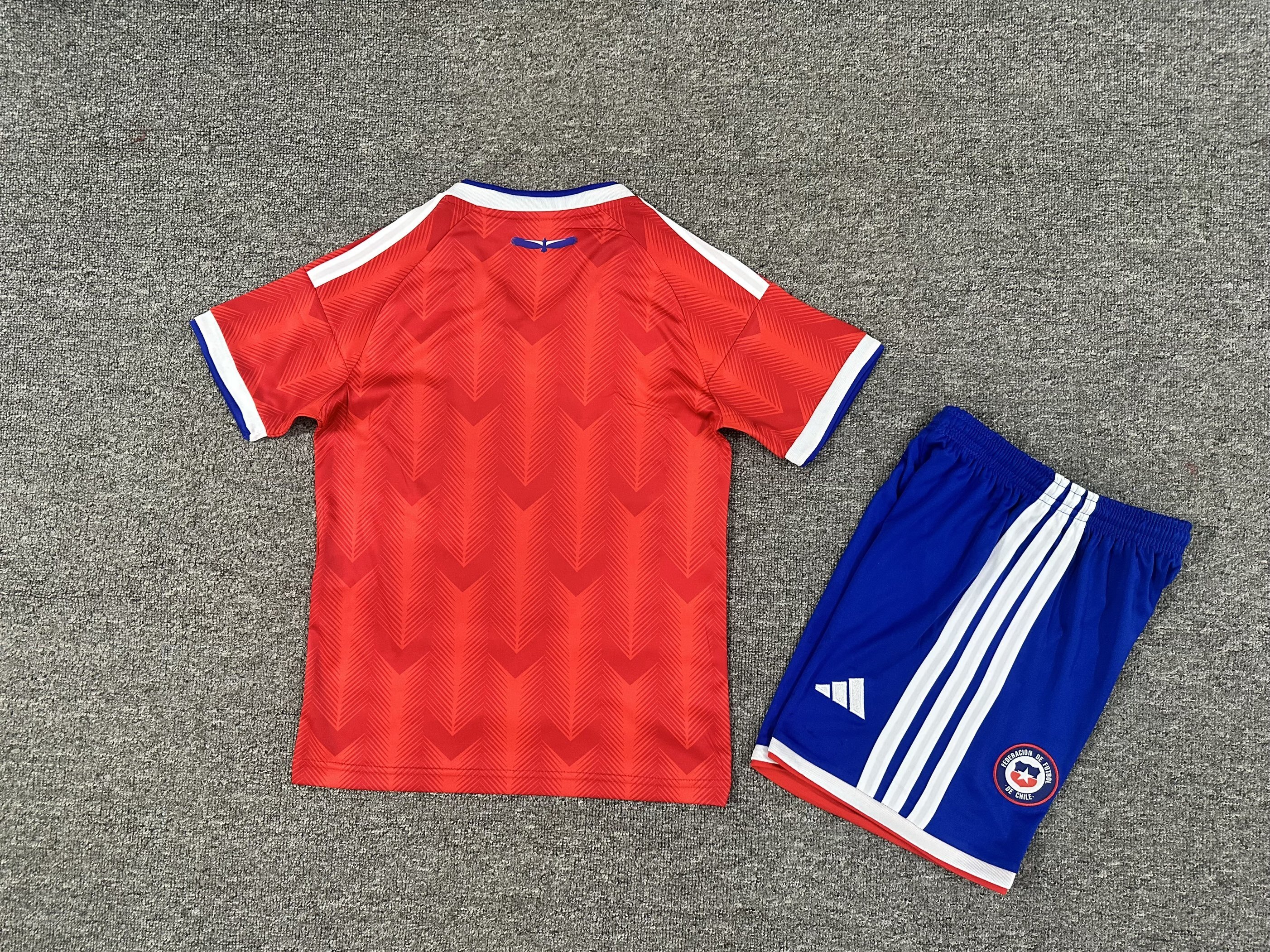 Chile 2026 World Cup Home Kids Kits Jersey