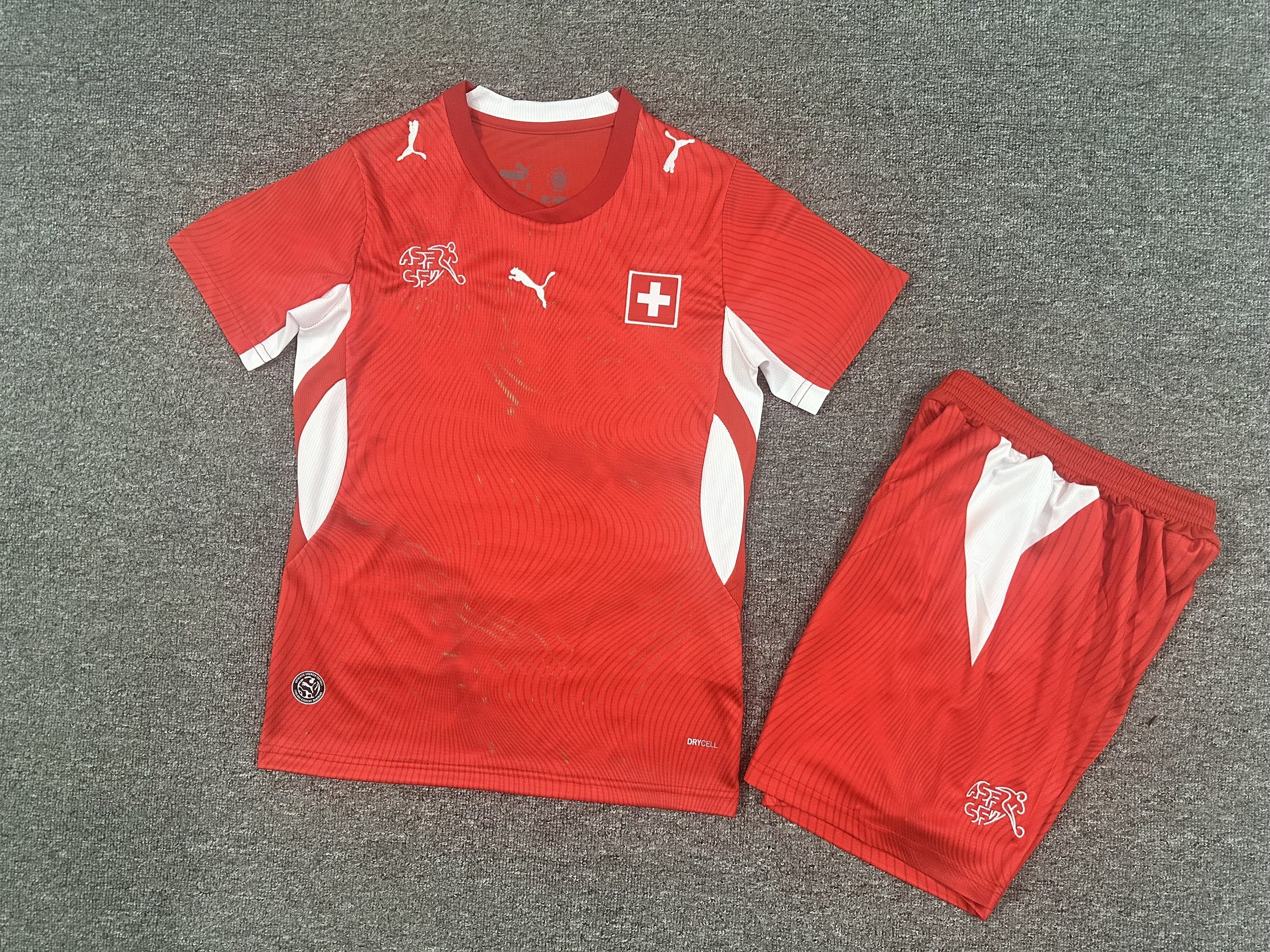 Switzerland 2026 World Cup Home Kids Kits Jersey