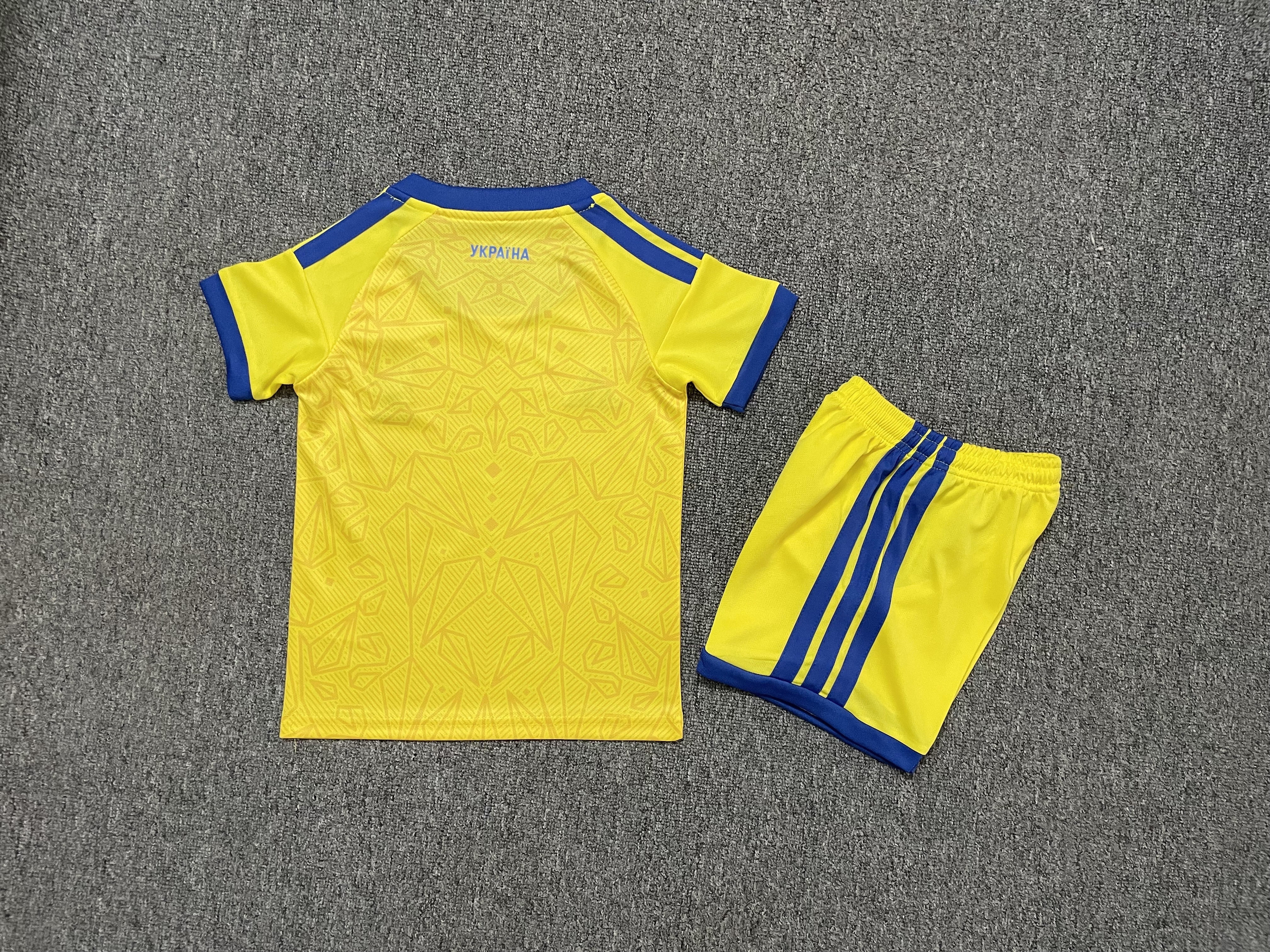 Ukraine 2026 World Cup Home Kids Kits Jersey