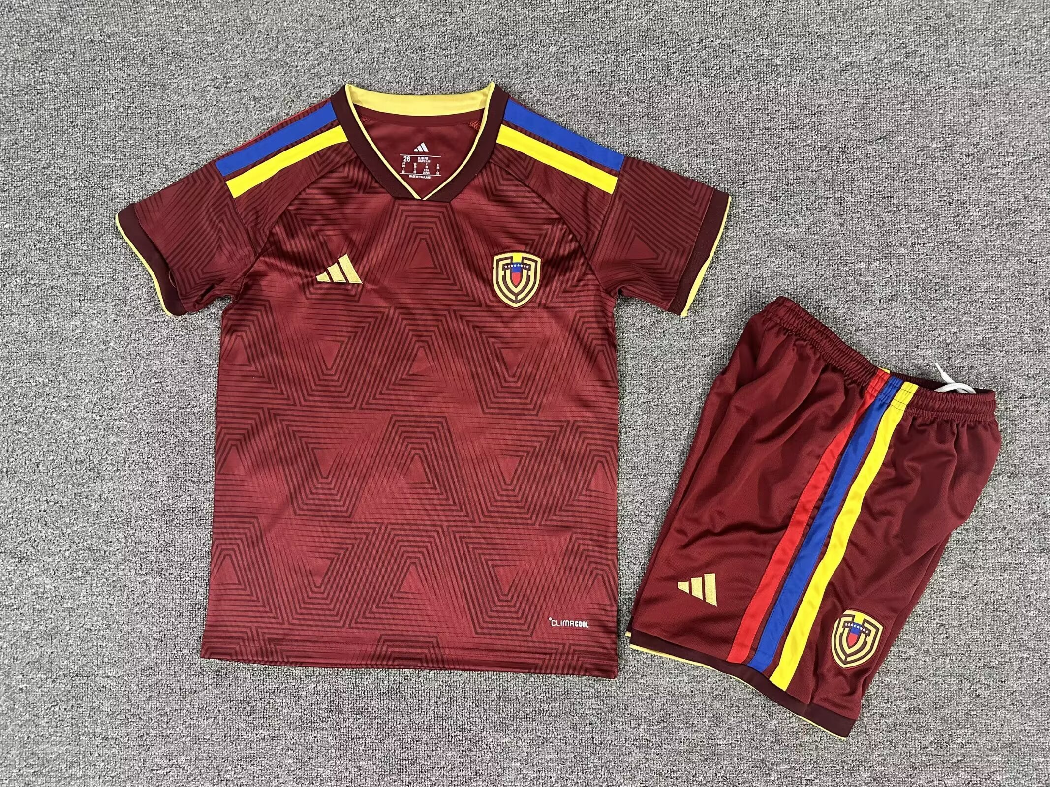 Venezuela 2026 World Cup Home Kids Kits Jersey
