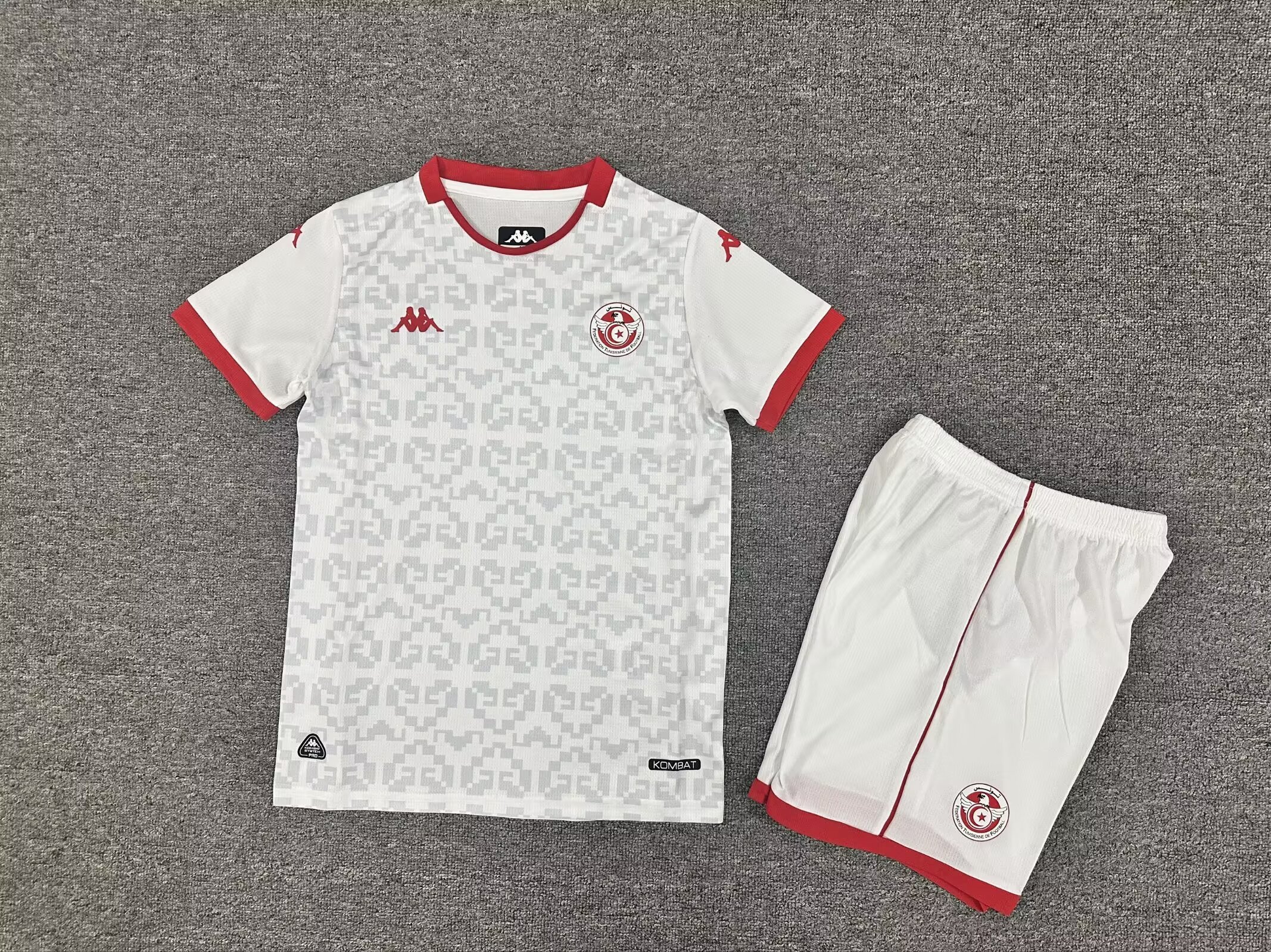 Tunisia 2026 World Cup  Away Kids Kits Jersey