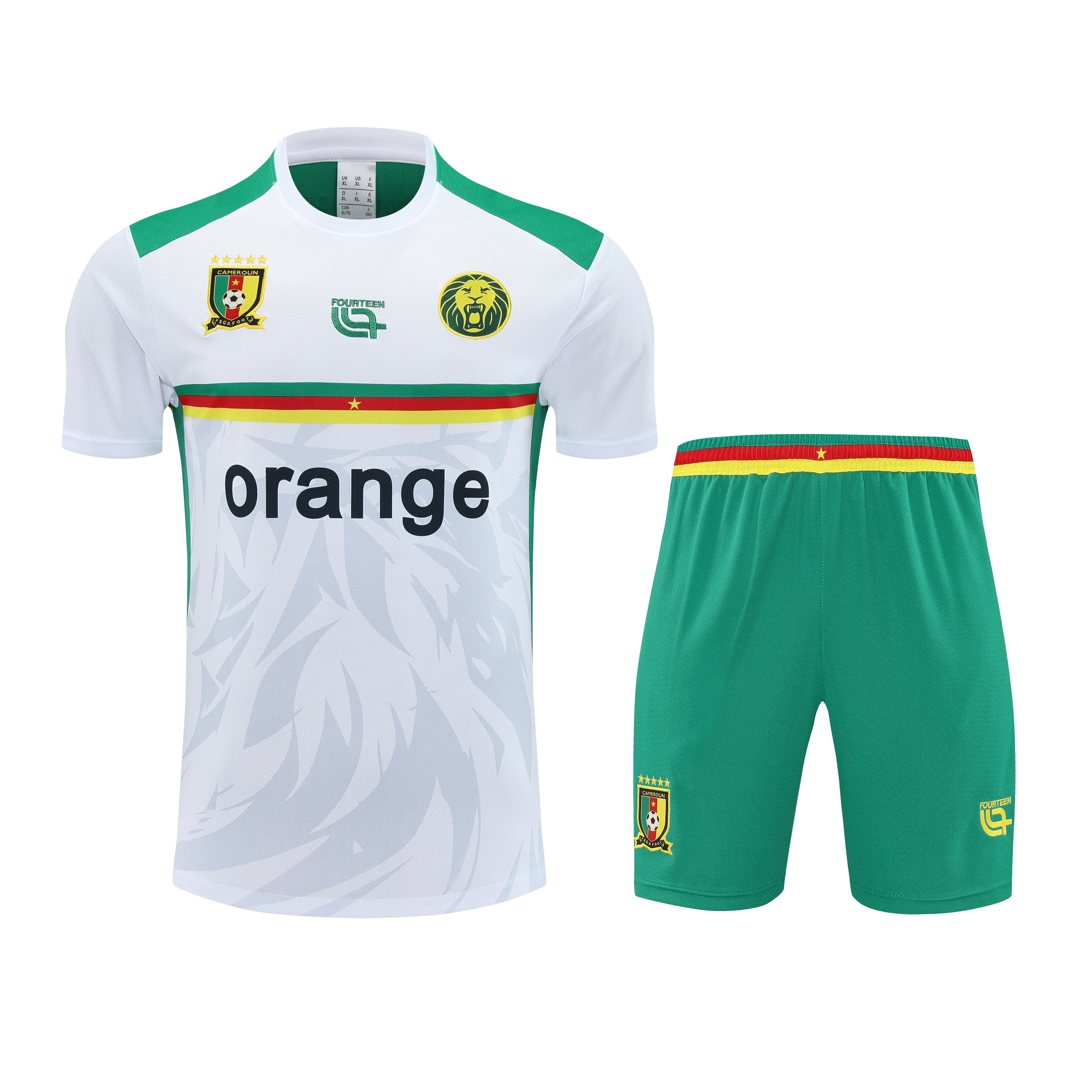 Cameroon Training Short Sleeve kits 25-26