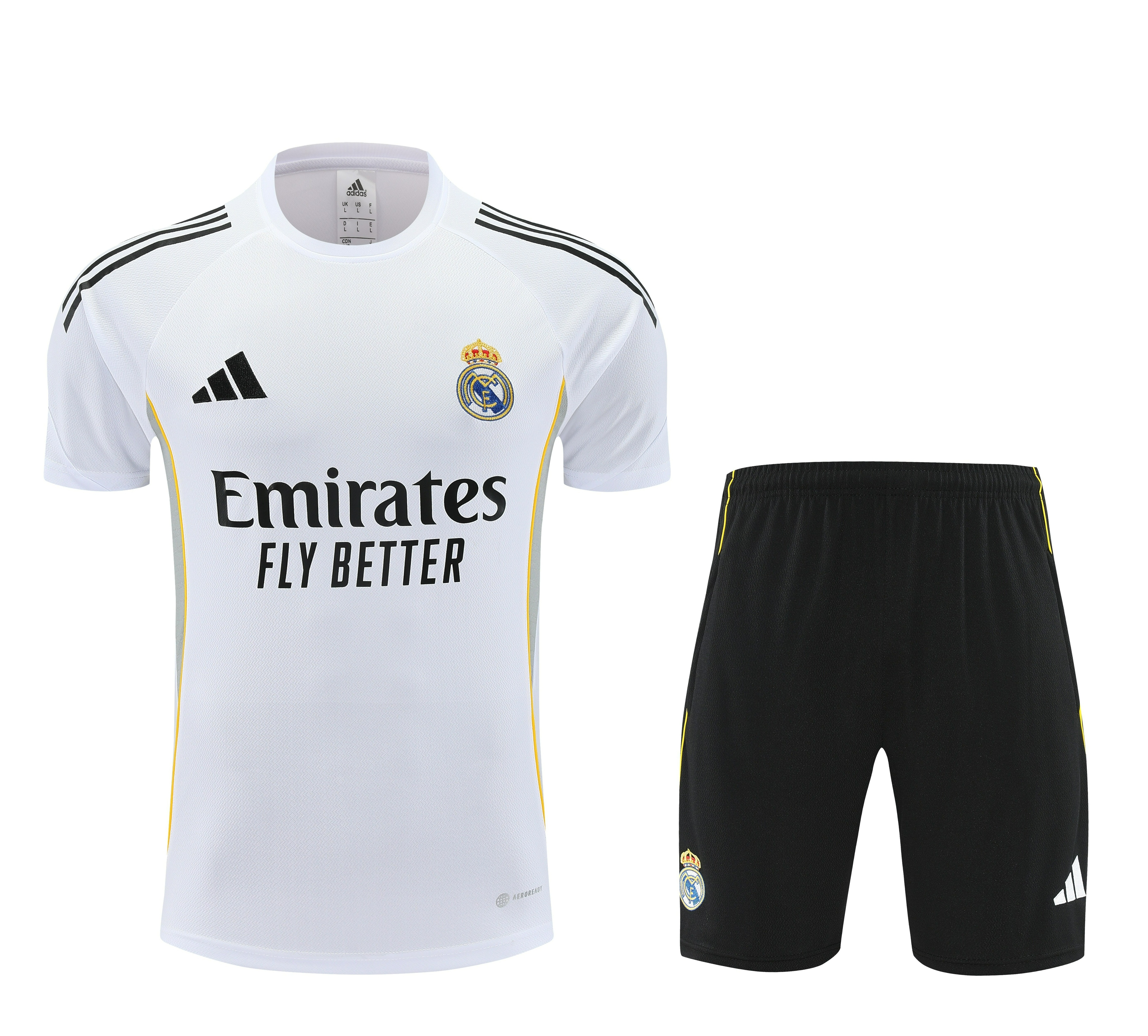 复制Real Madrid Training Short Sleeve kits 25-26