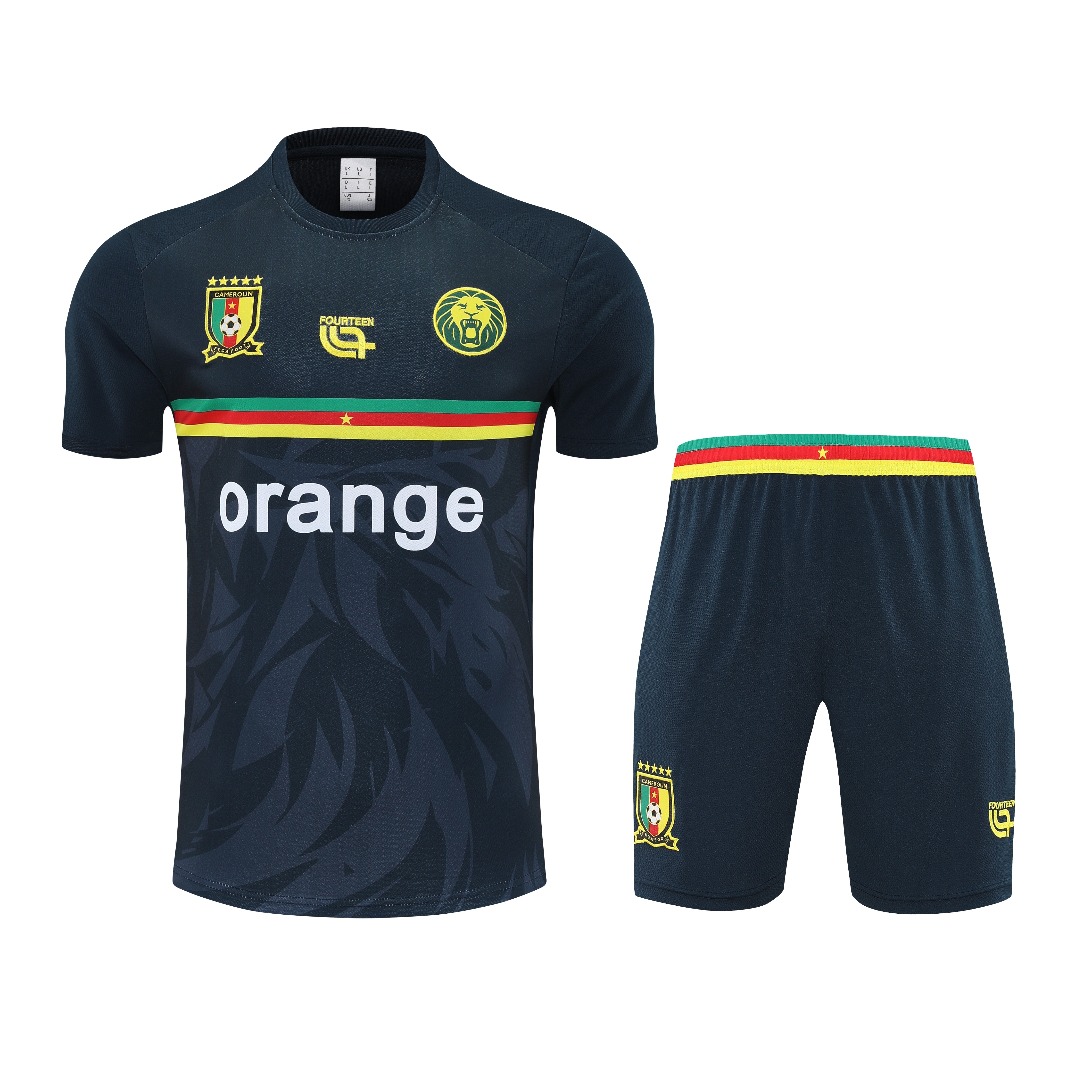 Cameroon Training Short Sleeve kits 25-26