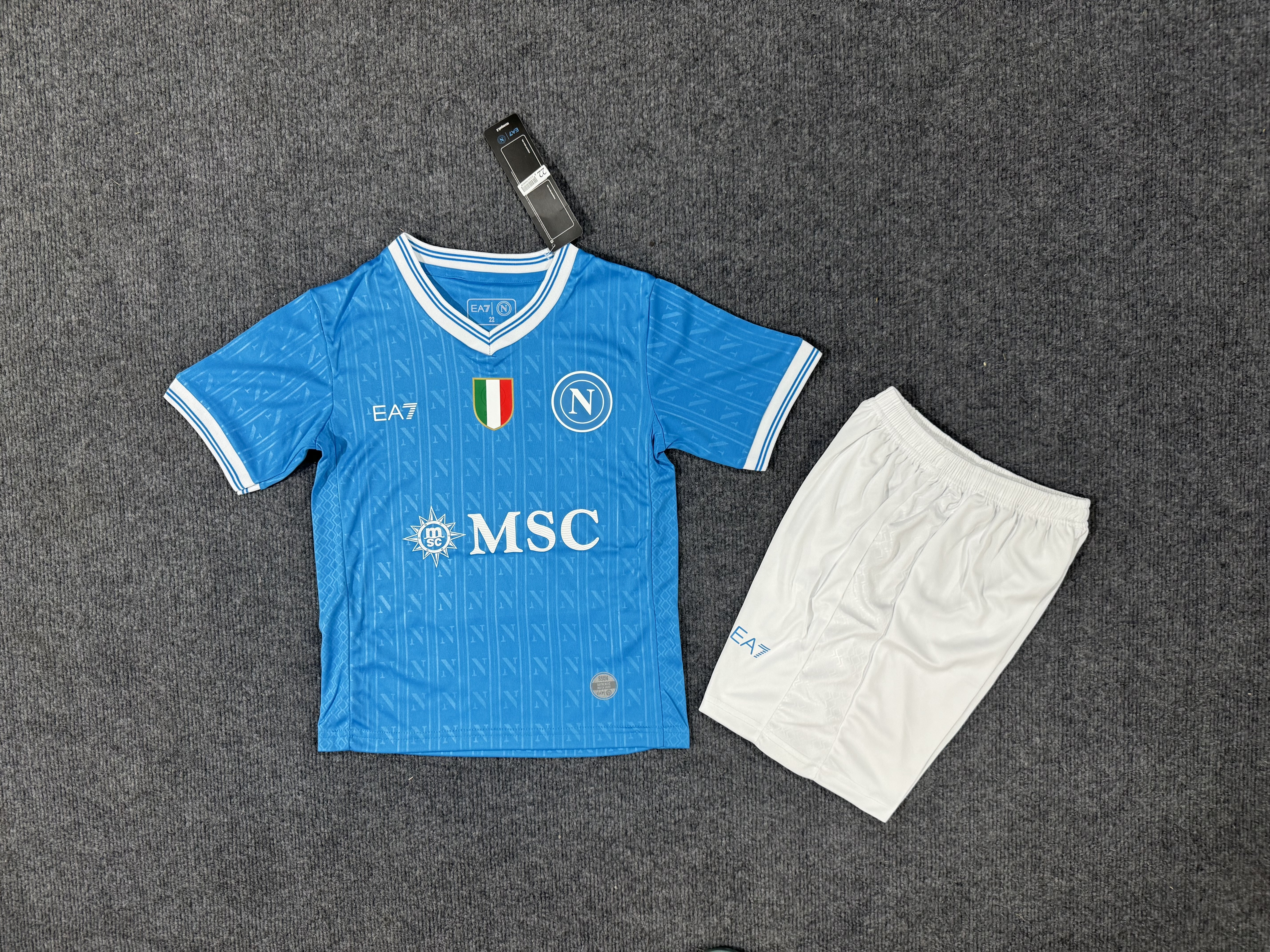 Napoli 25-26 Third Home Kids Kits Jersey
