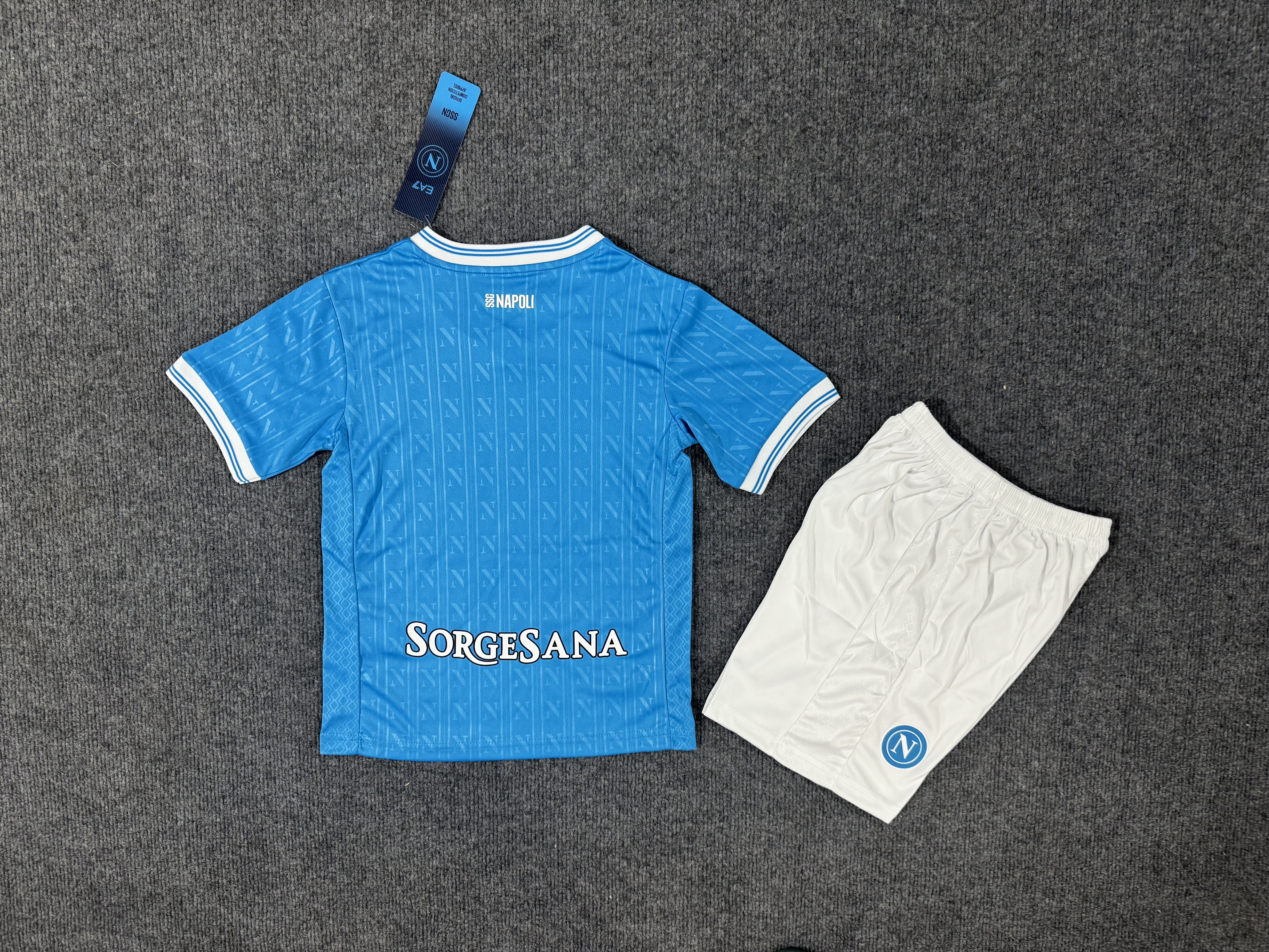 Napoli 25-26 Third Home Kids Kits Jersey
