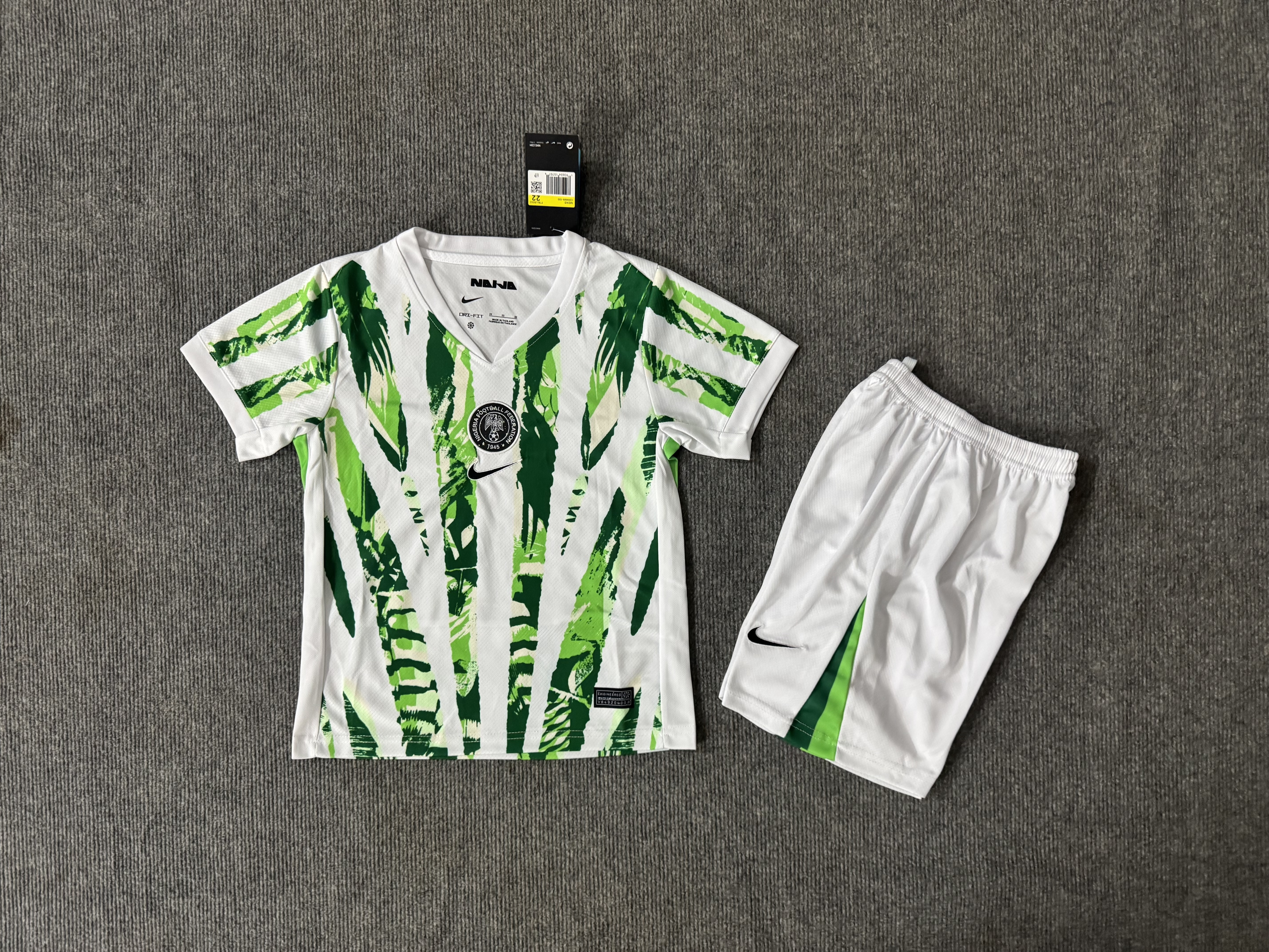 Nigeria 25-26 Home Kids Kits Jersey