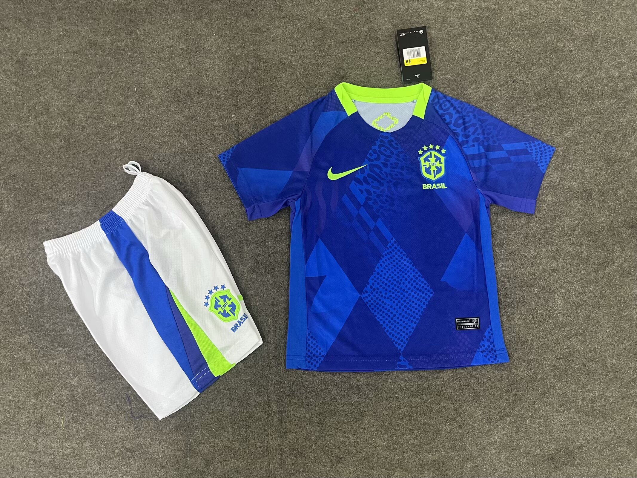 Brazil 25-26 Away Kids Kits Jersey