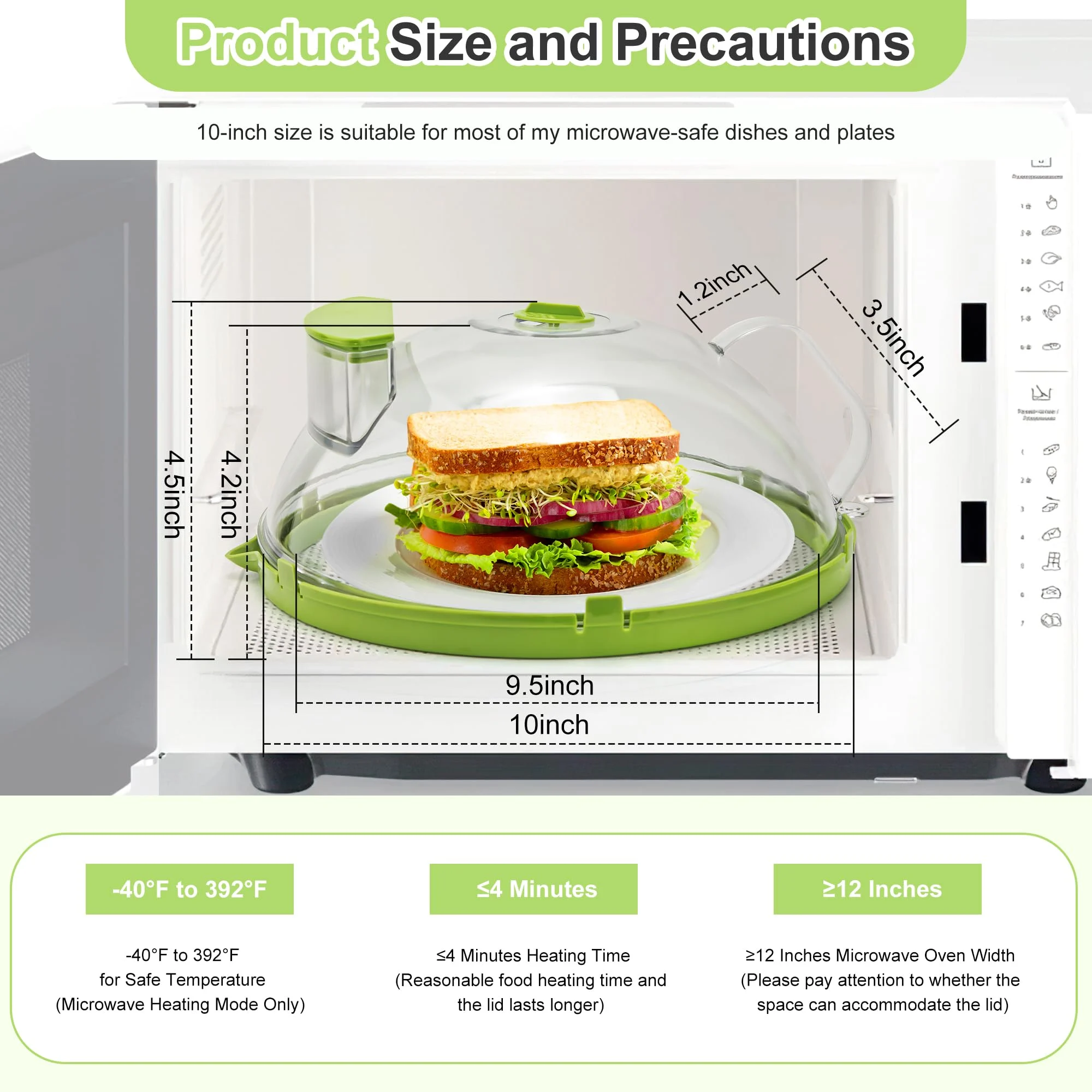Microwave Oven Splash Proof Cover