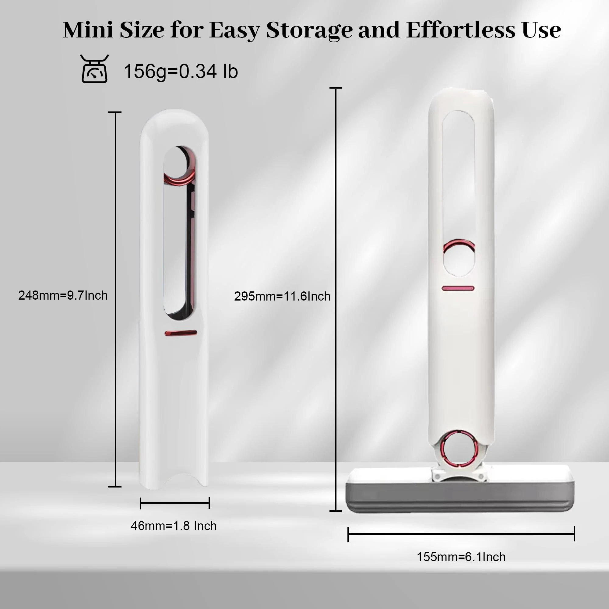 Portable Self-Squeeze Mini Mop